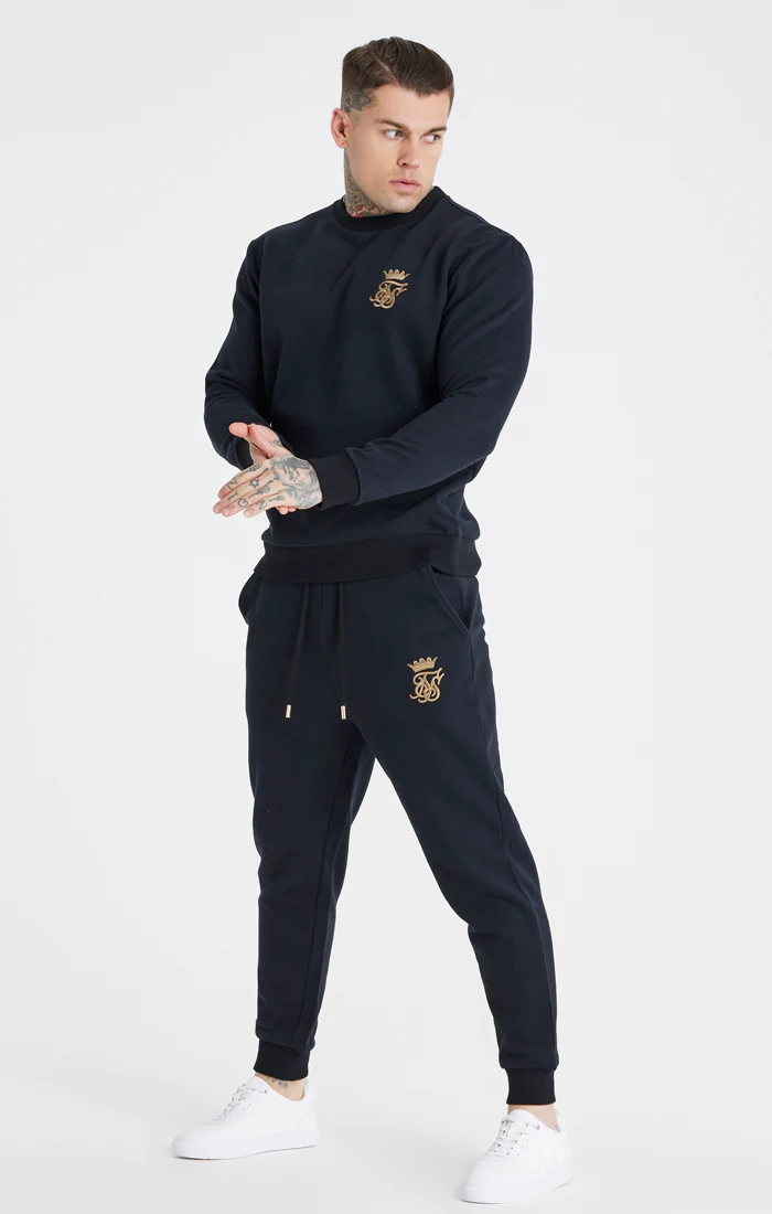 Messi x SikSilk Black Crew Sweatshirt - Image 6