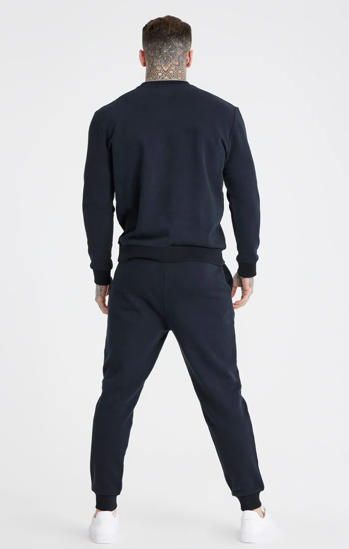 Messi x SikSilk Black Crew Sweatshirt - Image 8
