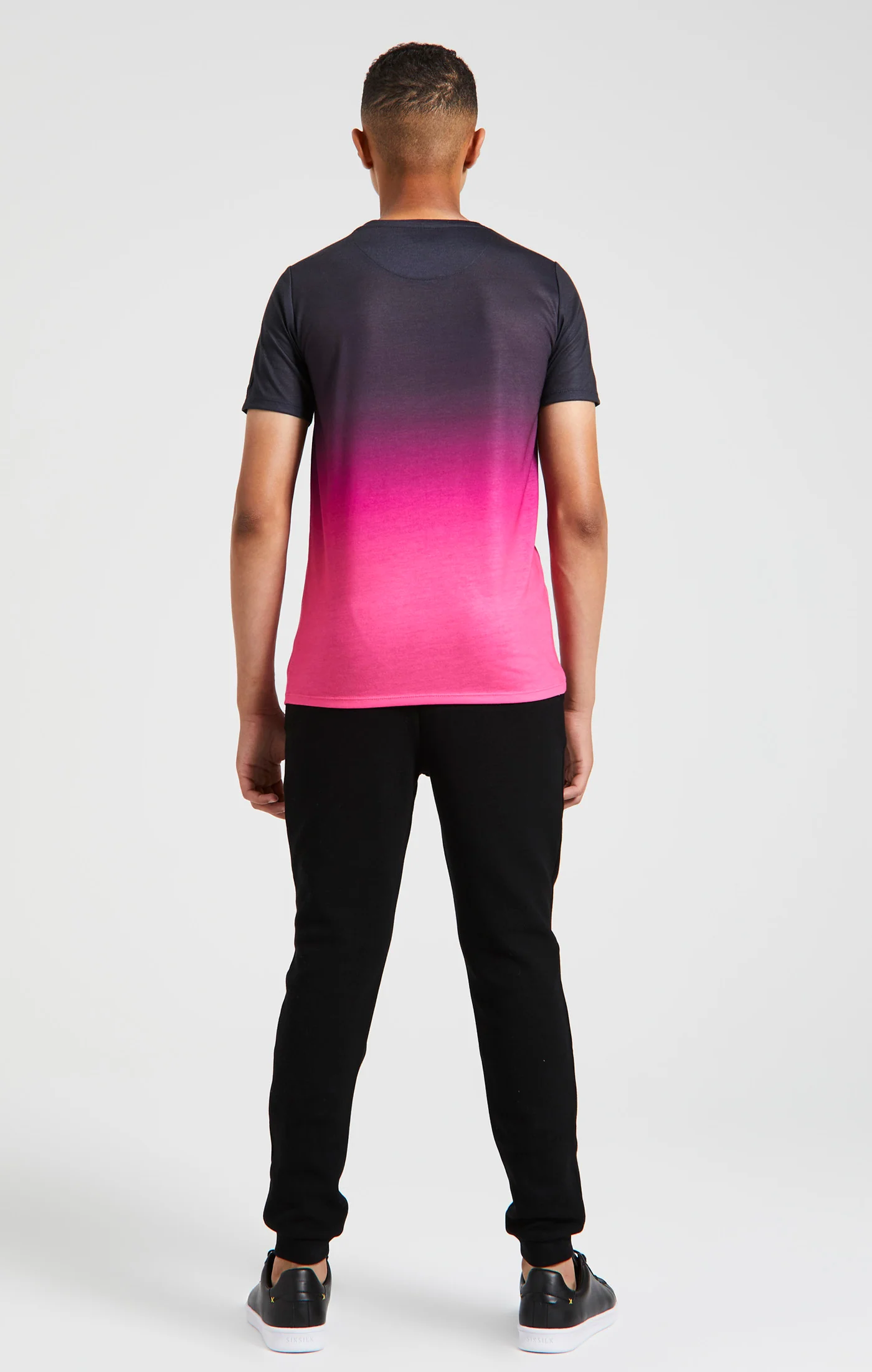 Boys Messi x SikSilk Pink Fade T-Shirt - Image 6