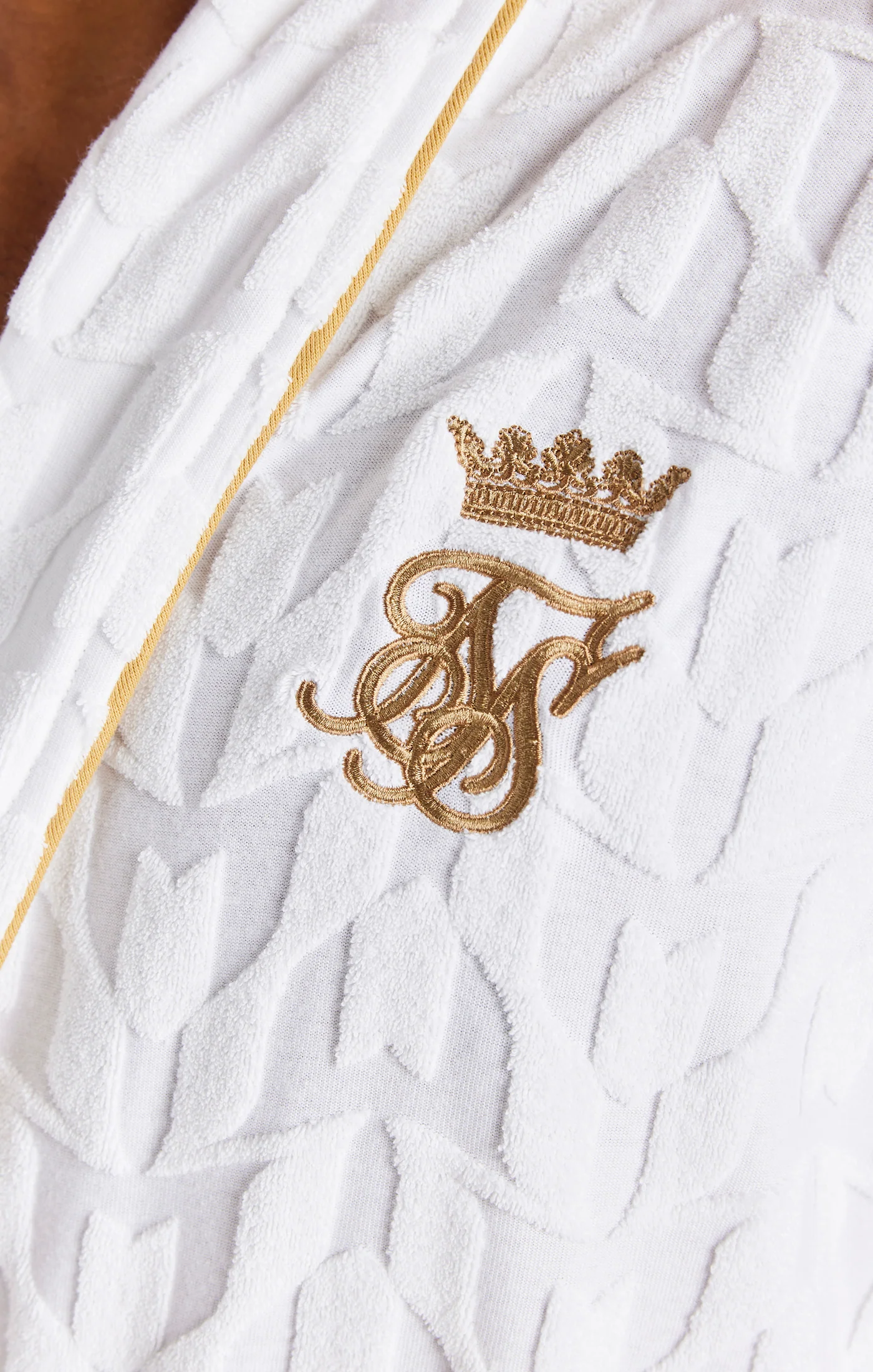 White Messi x SikSilk Dressing Gown - Image 3