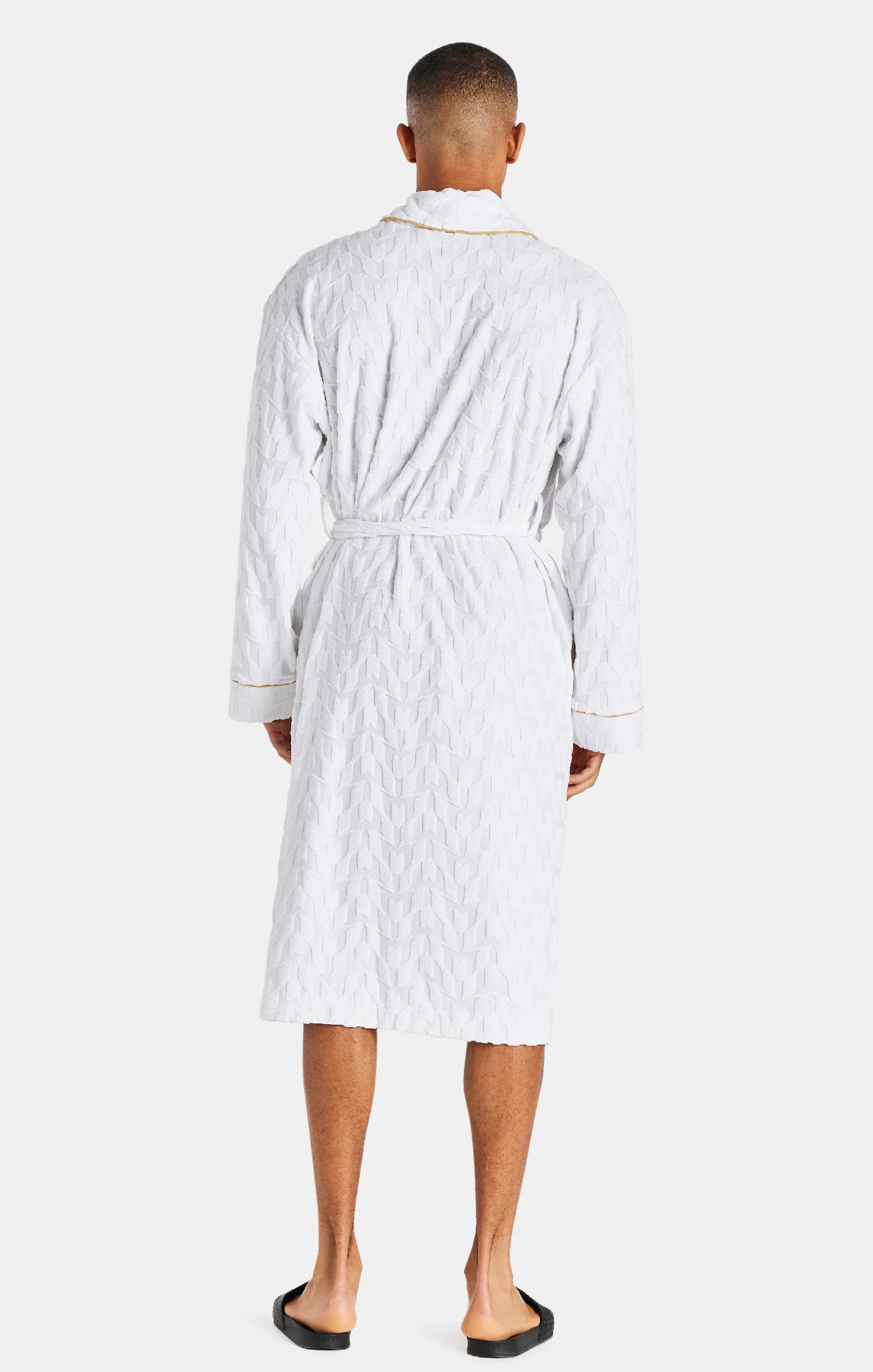 White Messi x SikSilk Dressing Gown - Image 5