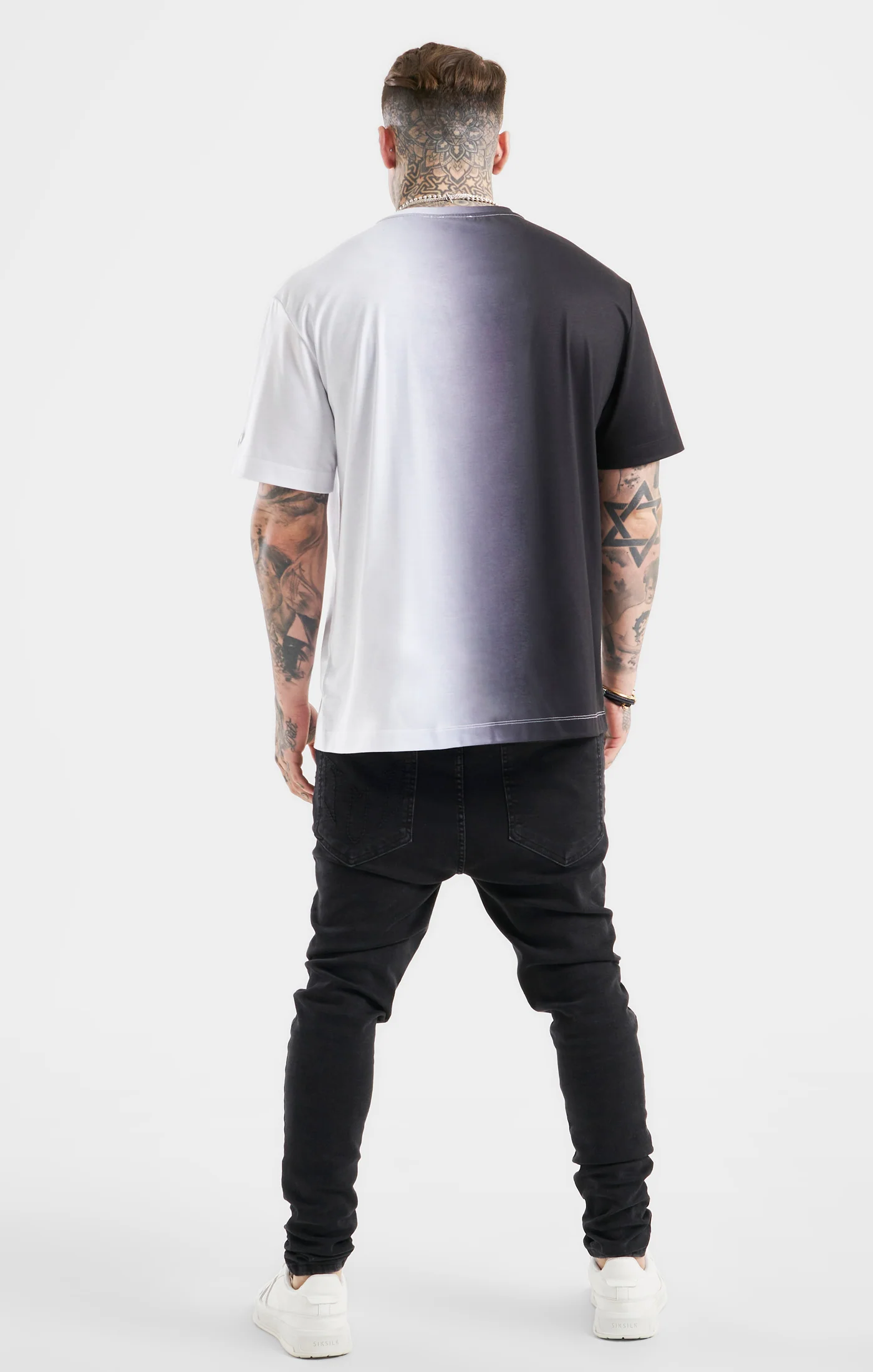 Messi x SikSilk Black Drop Crotch Slim Fit Jean - Image 5