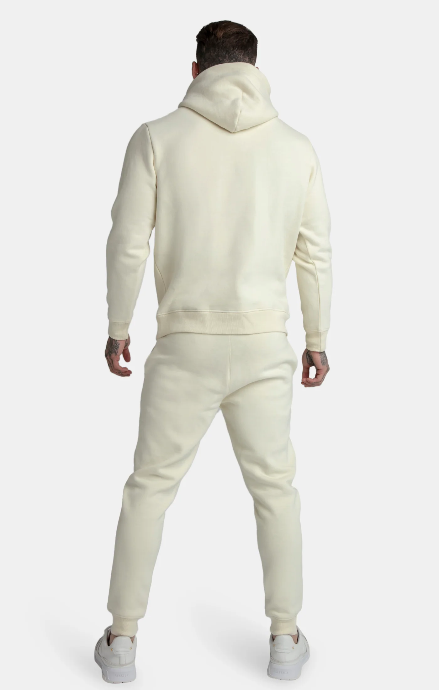 Messi x SikSilk Ecru Embroidered Cuff Pant - Image 5