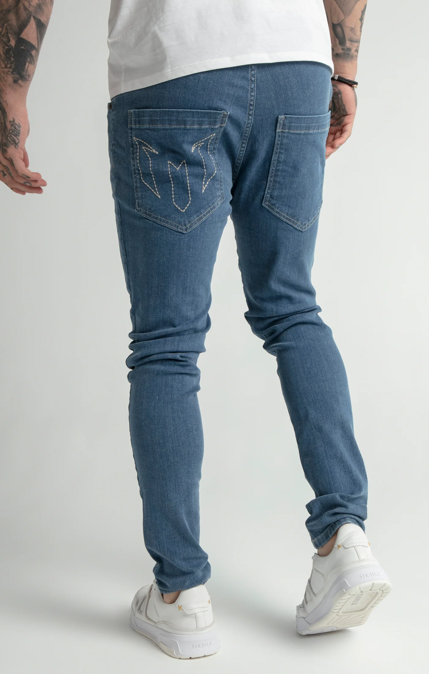 Messi x SikSilk Blue Slim Fit Jean - Image 3