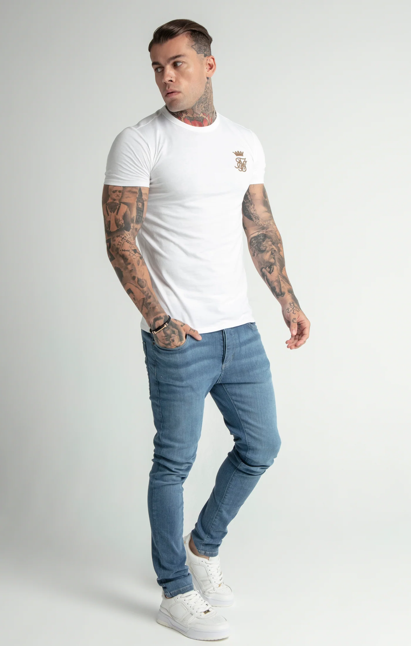 Messi x SikSilk Blue Slim Fit Jean - Image 4