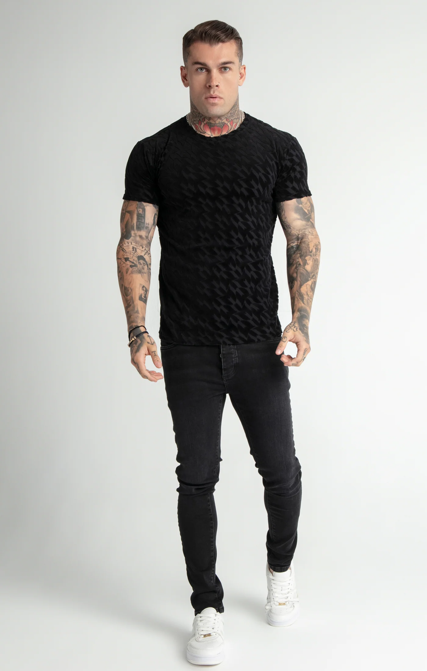 Messi x SikSilk Black Slim Fit Jean - Image 4