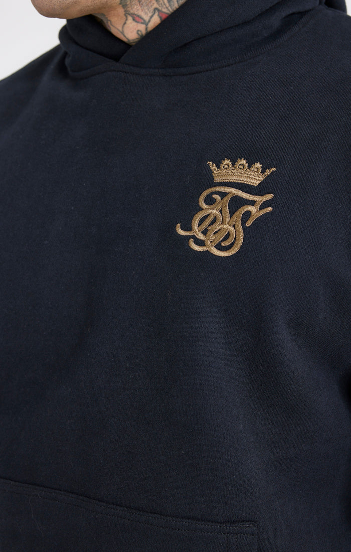Messi x SikSilk Black Fleece Overhead Hoodie - Image 2