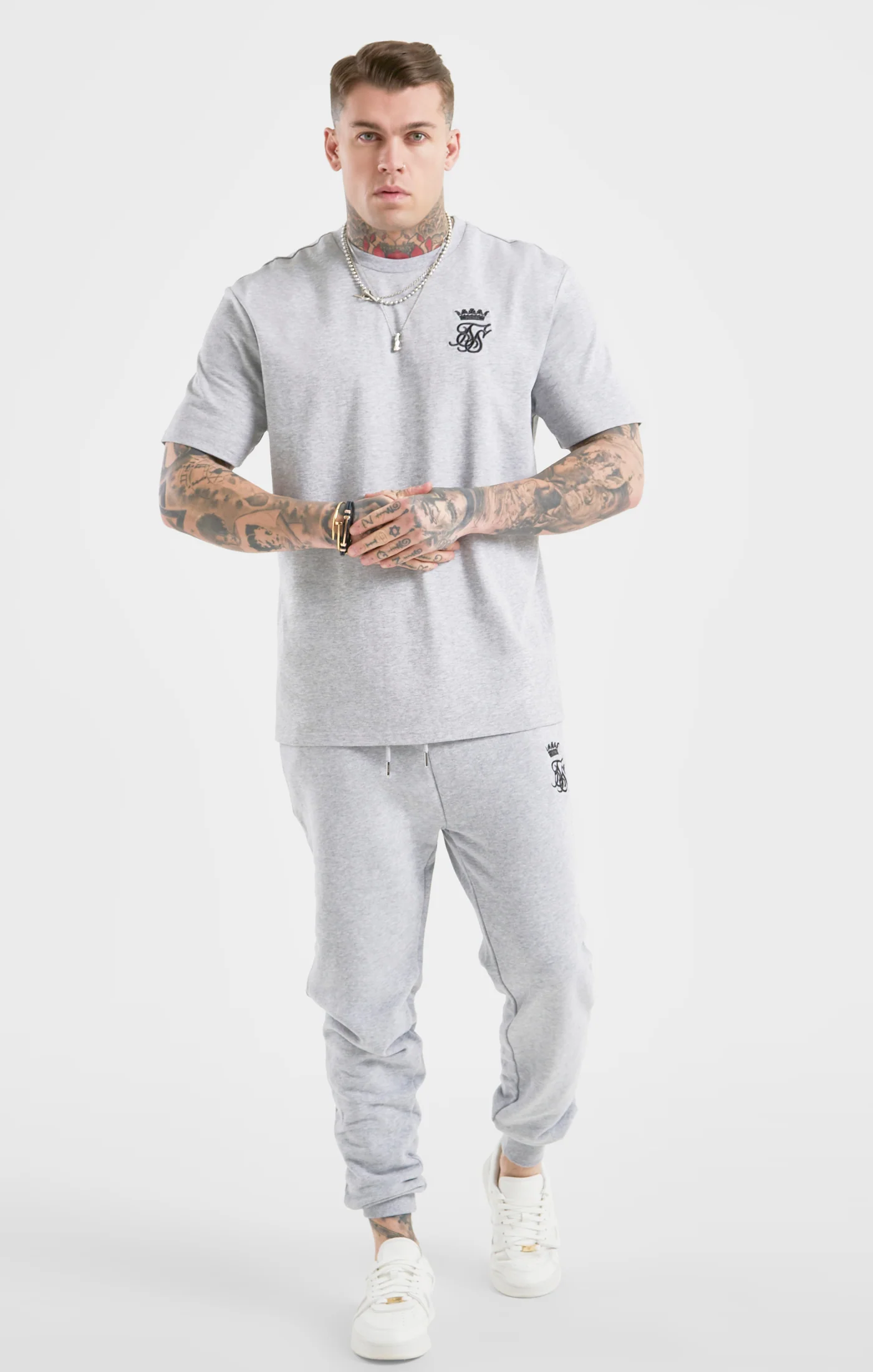 Messi x SikSilk Grey Fleece Pant - Image 3