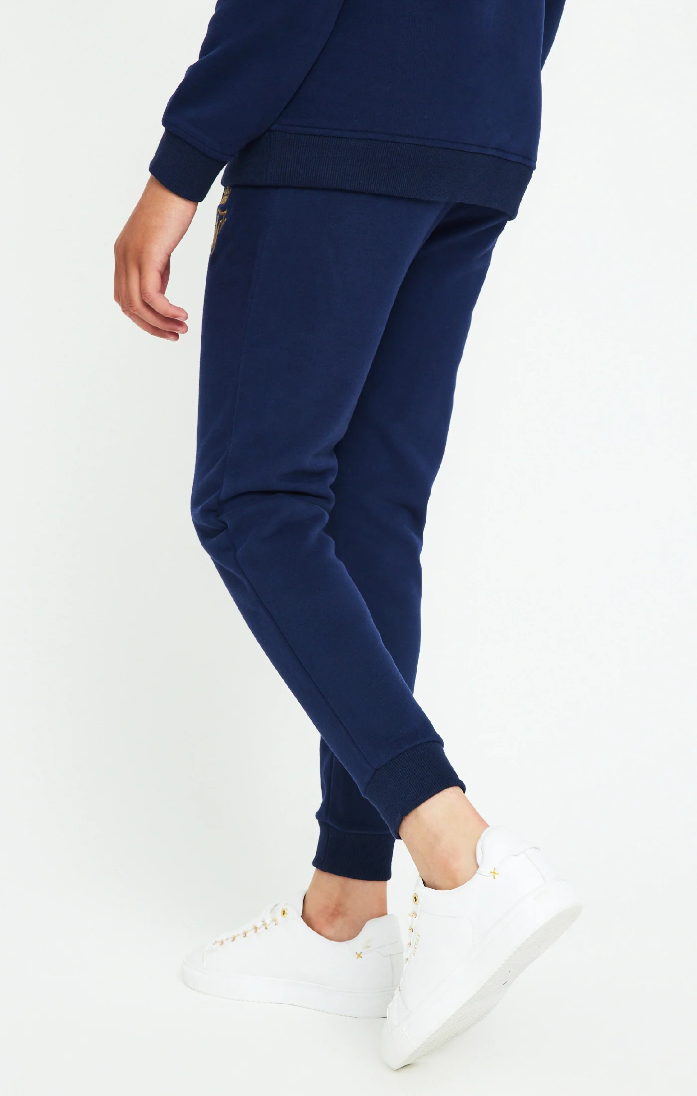 Boys Messi x SikSilk Navy Fleece Pant - Image 3