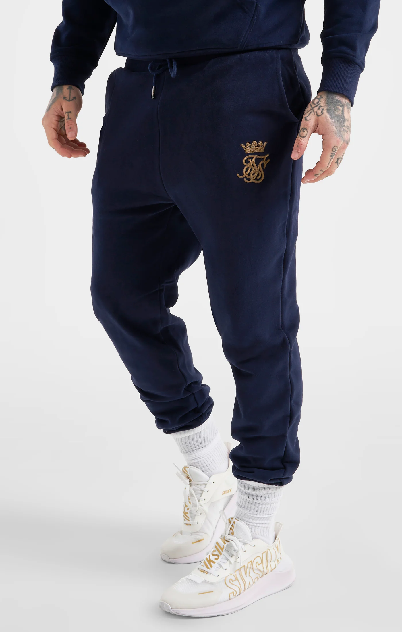Messi x SikSilk Navy Fleece Pant