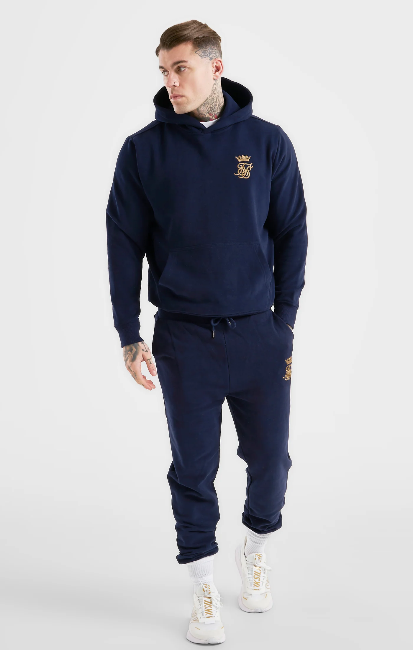 Messi x SikSilk Navy Fleece Pant - Image 3