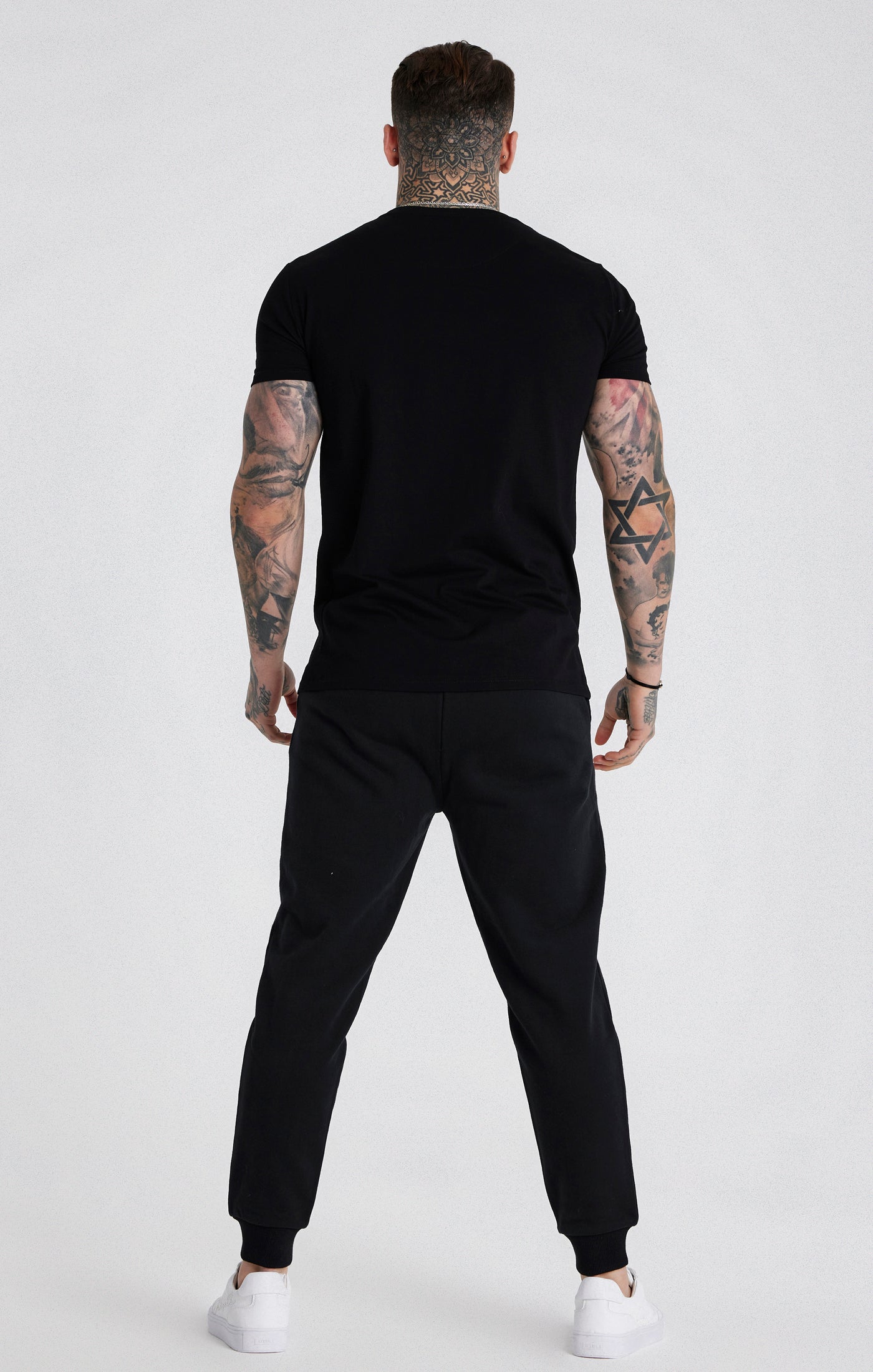 Messi x SikSilk Black Muscle Fit T-Shirt - Image 5