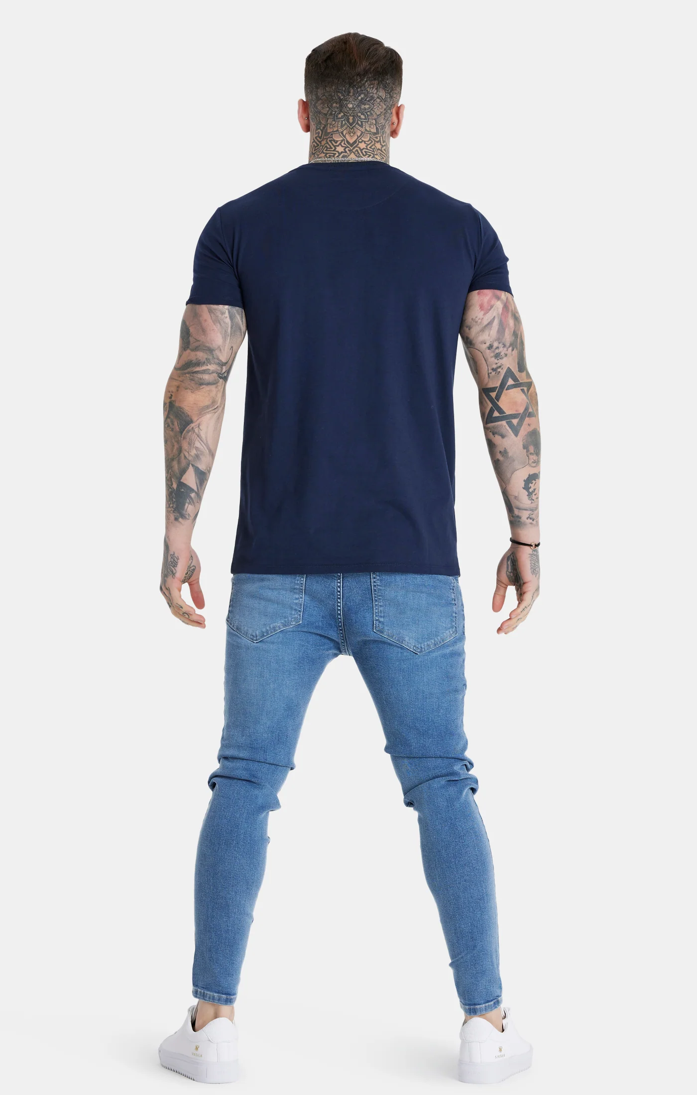 Messi x SikSilk Navy Muscle Fit - Image 5