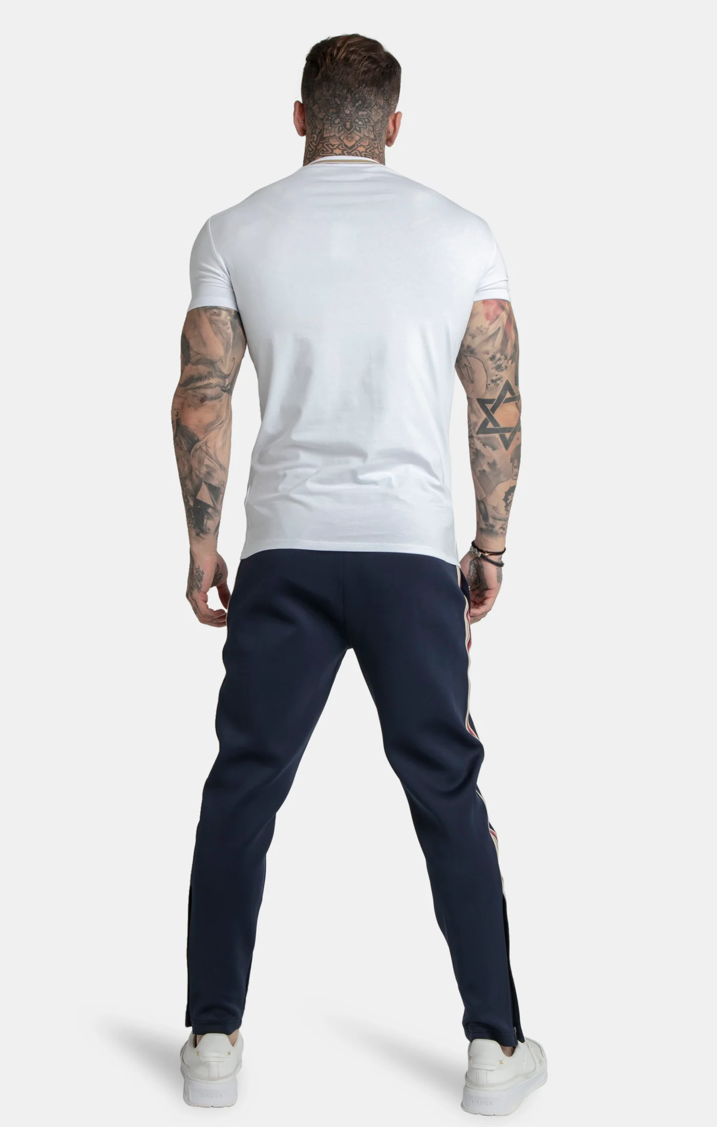 Messi x SikSilk White Muscle Fit T-Shirt - Image 5