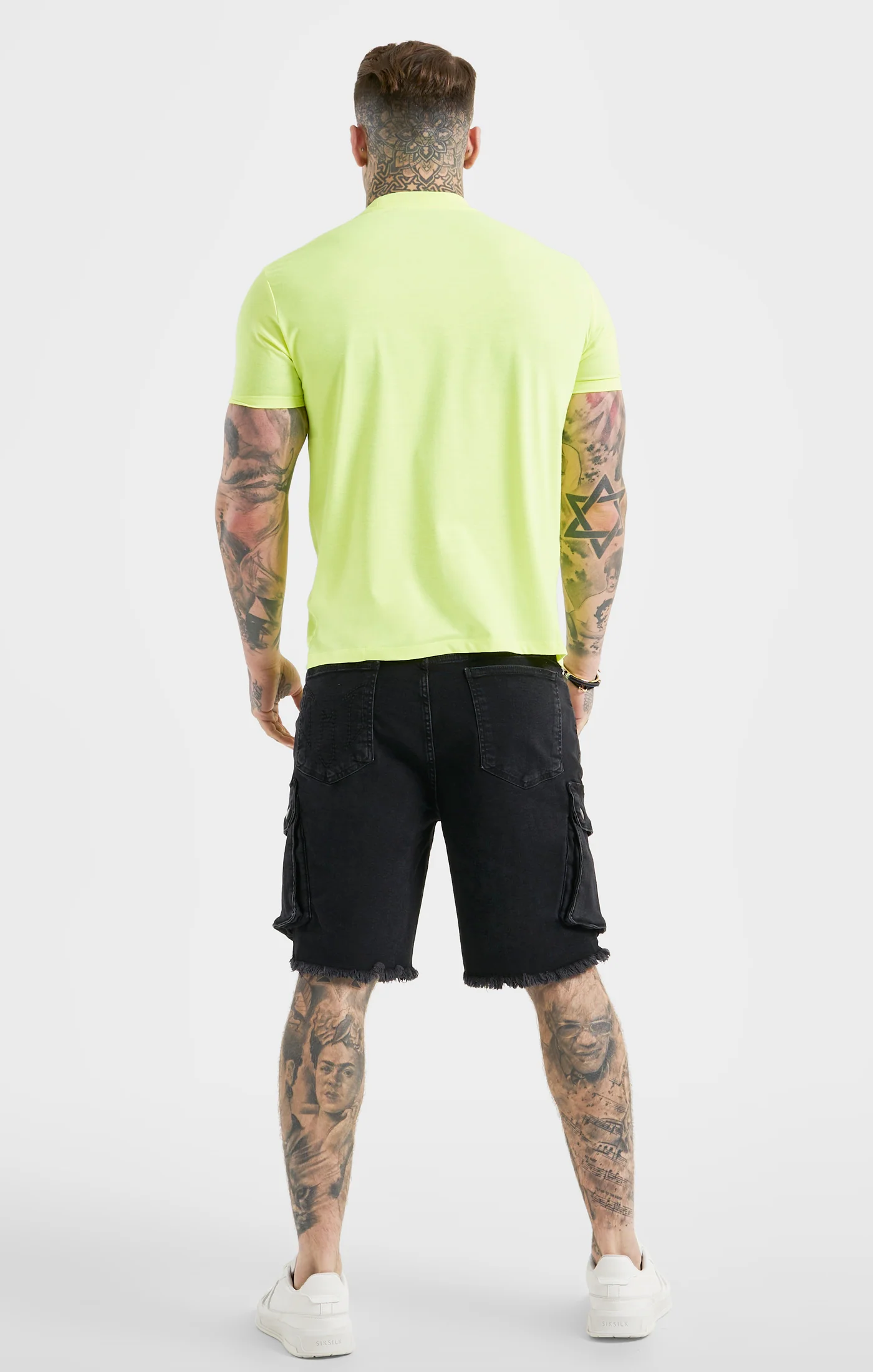 Messi x SikSilk Yellow High Neck T-Shirt - Image 5