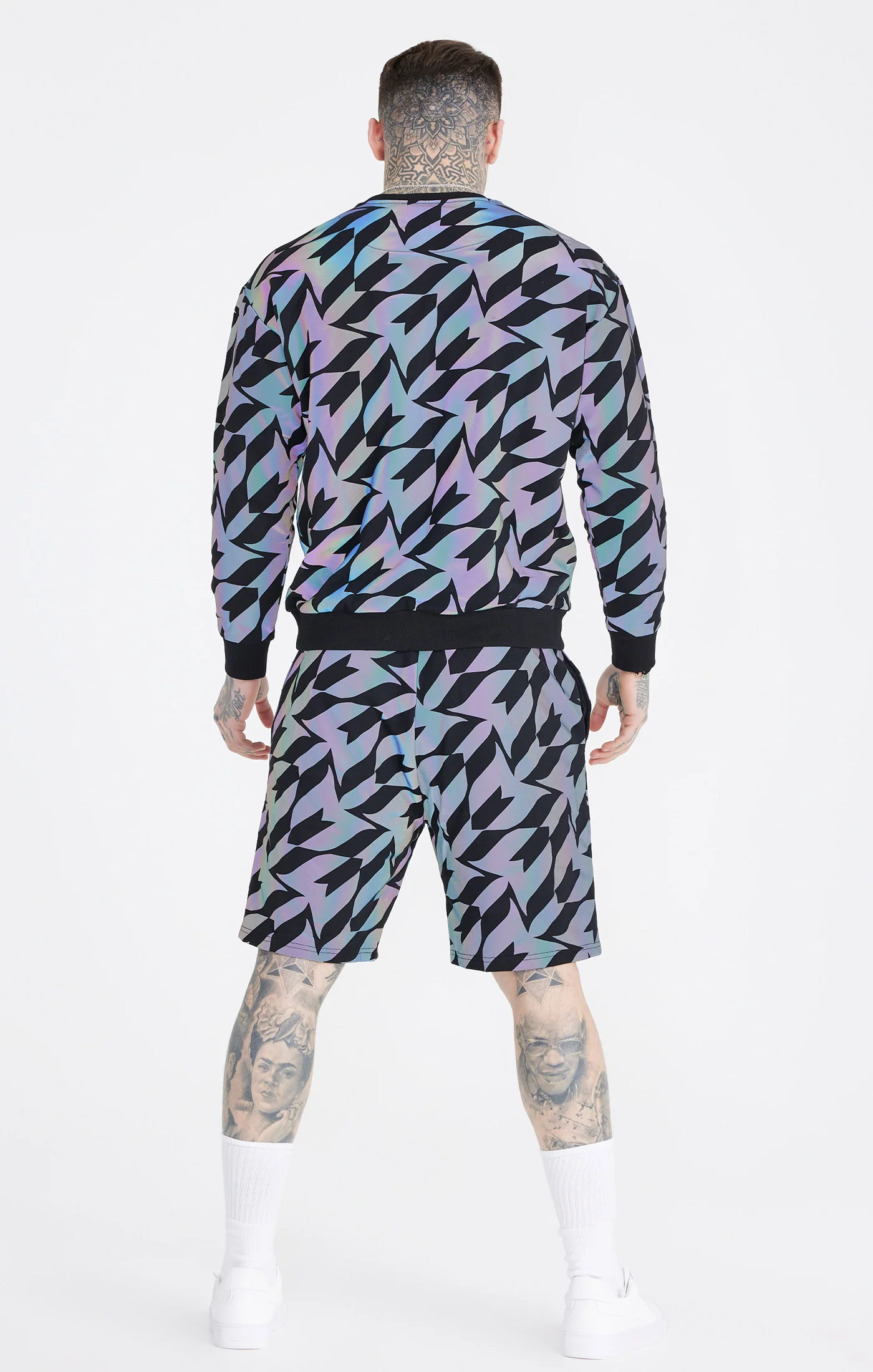 Black Iridescent Crew Sweatshirt - Image 5