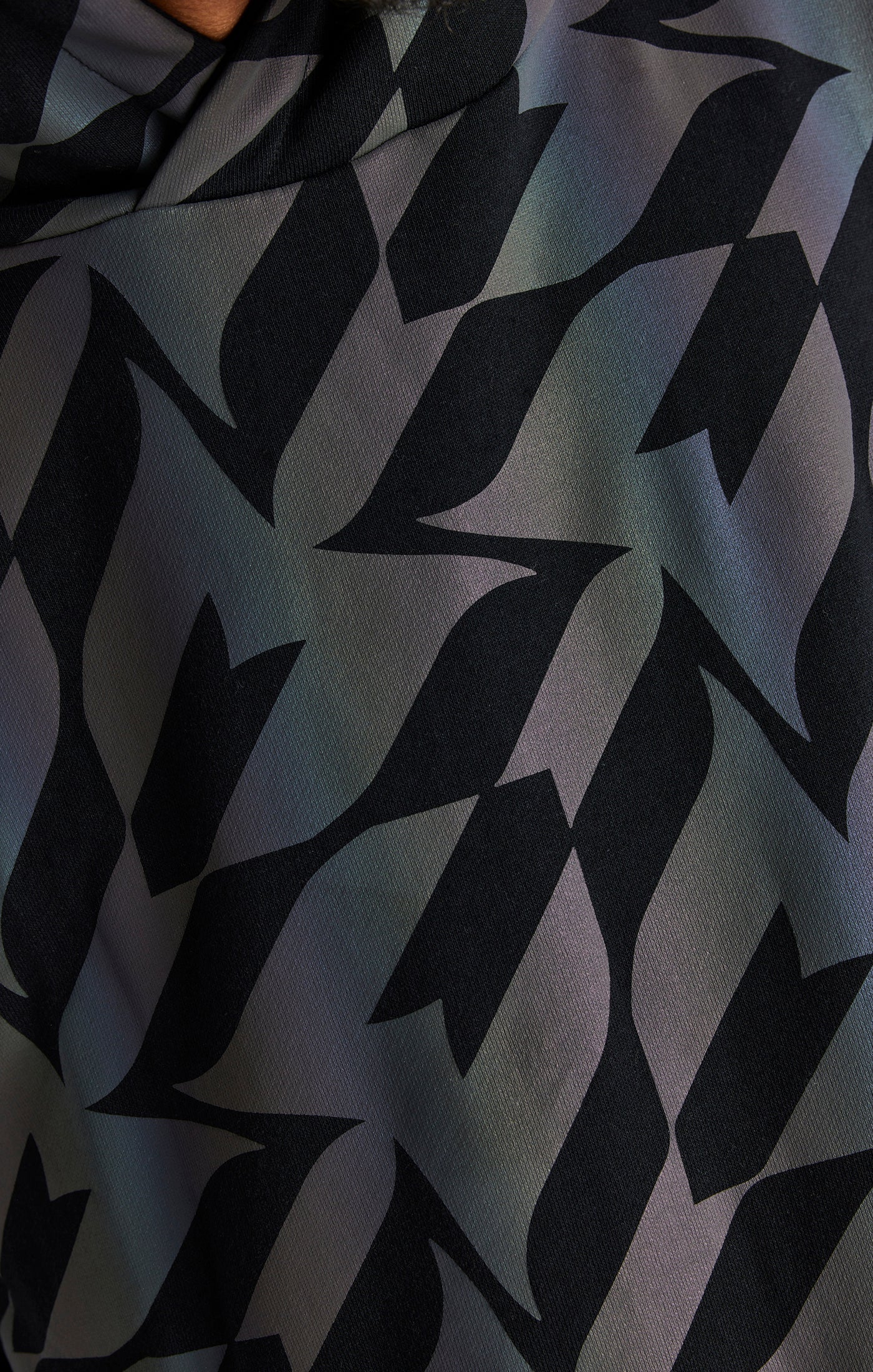 Messi x SikSilk Black Iridescent Hoodie - Image 4
