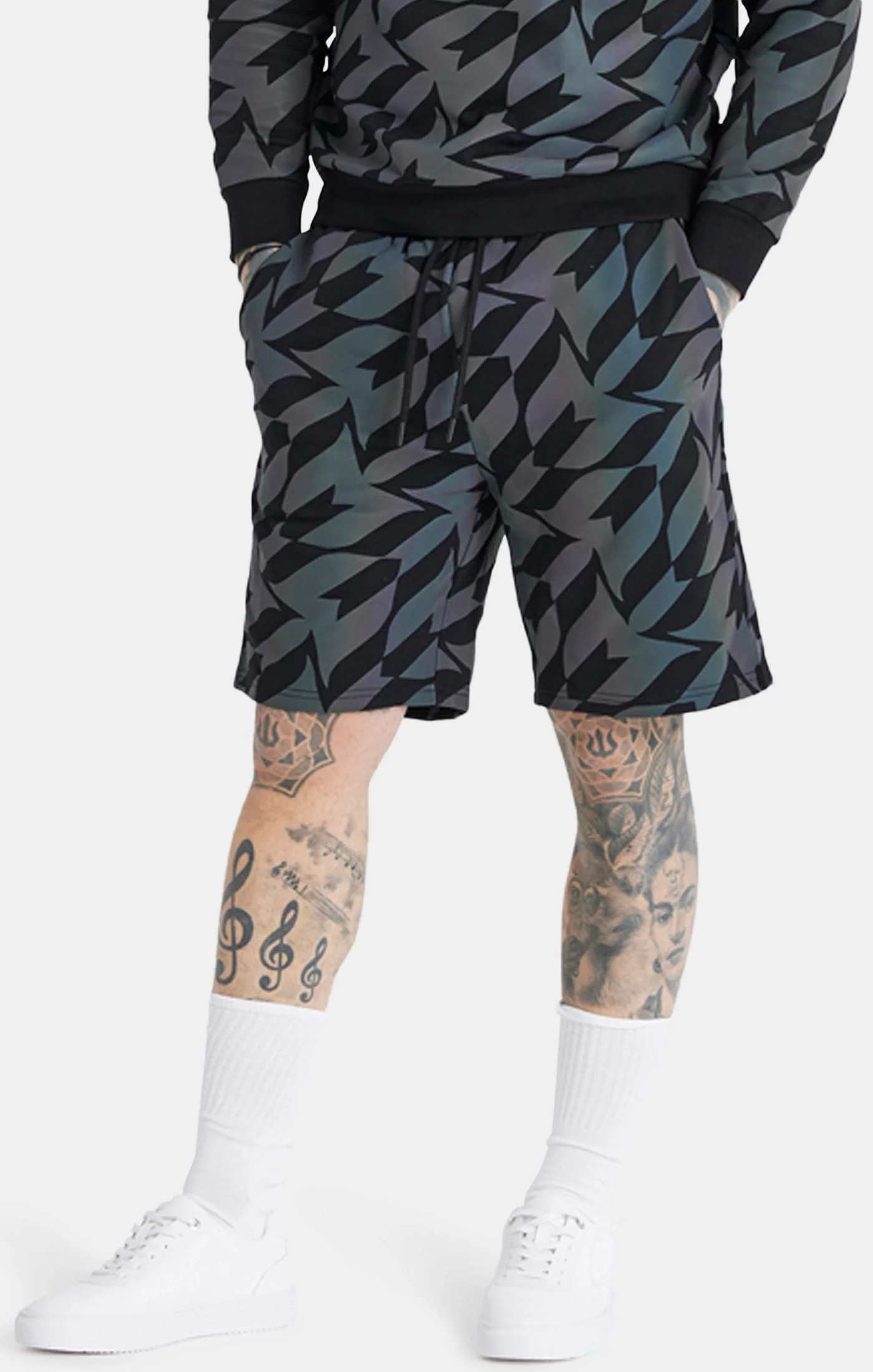 Messi x SikSilk Black Iridescent Short - Image 4