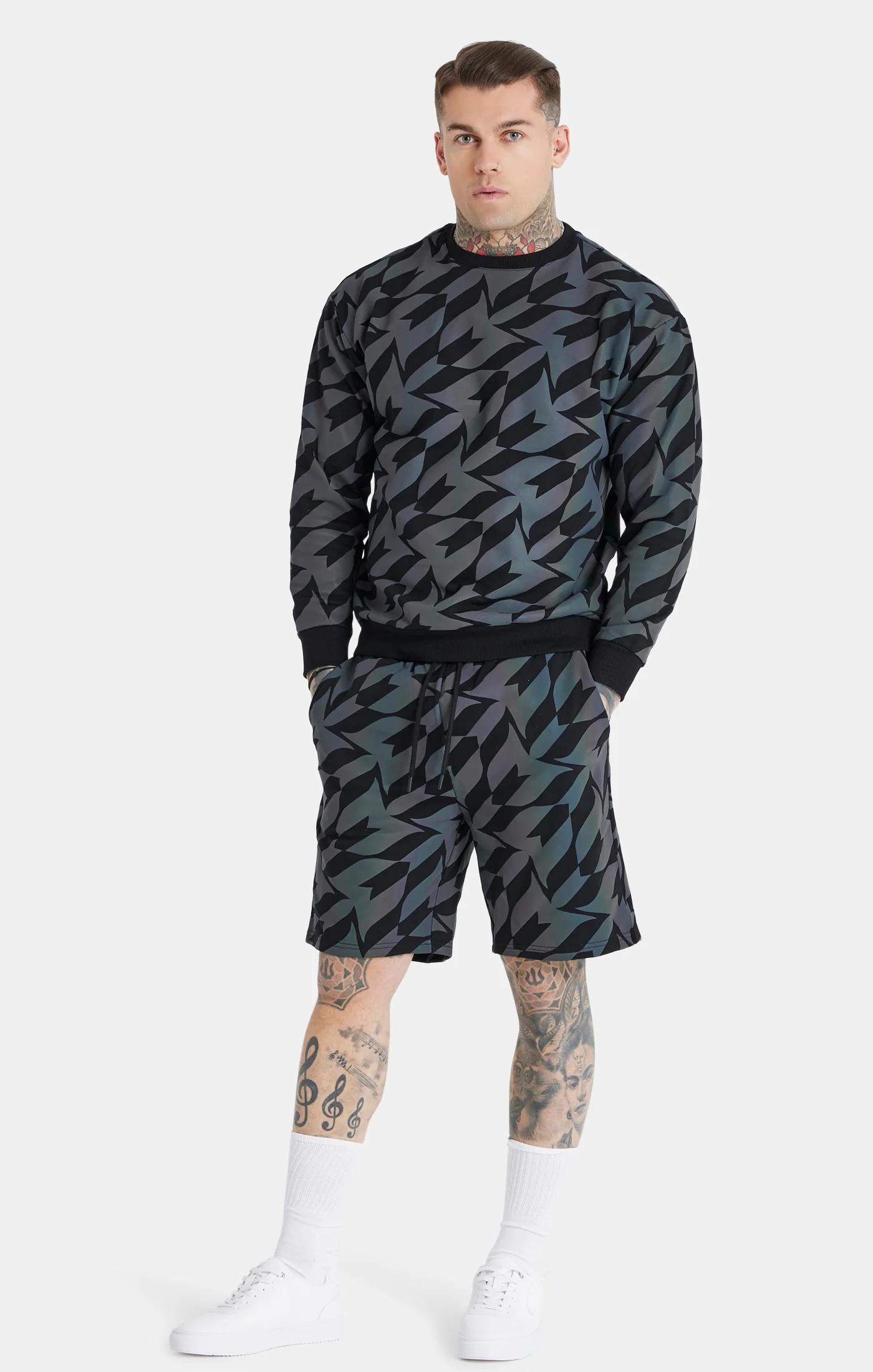 Messi x SikSilk Black Iridescent Short - Image 5