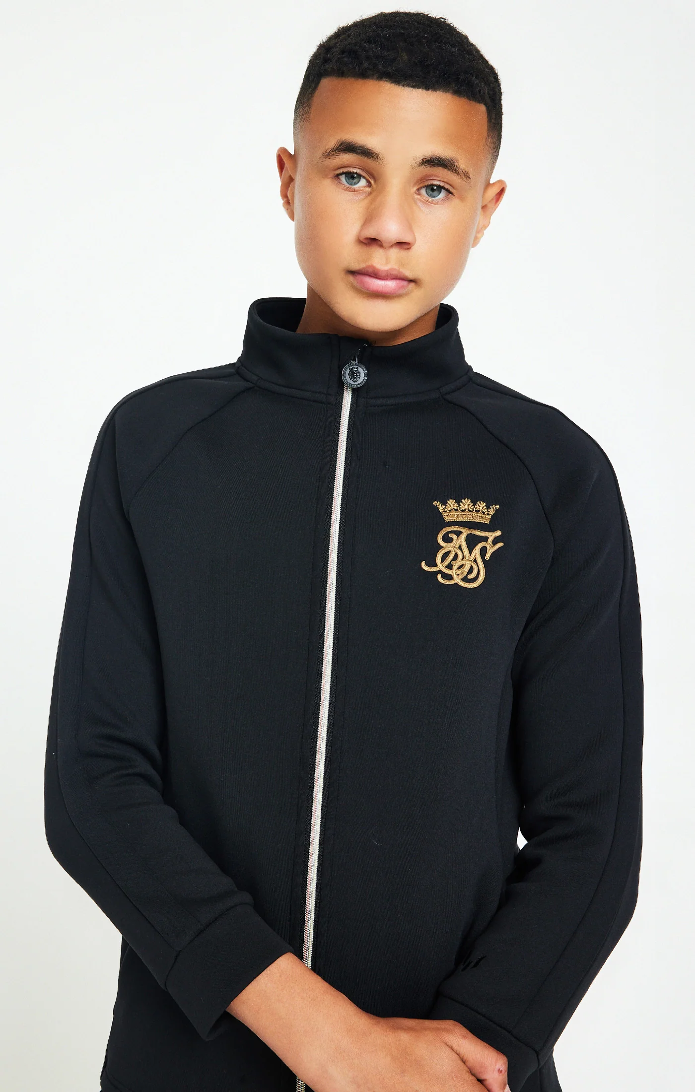 Messi X SikSilk Lion Zip Top - Black - Image 2