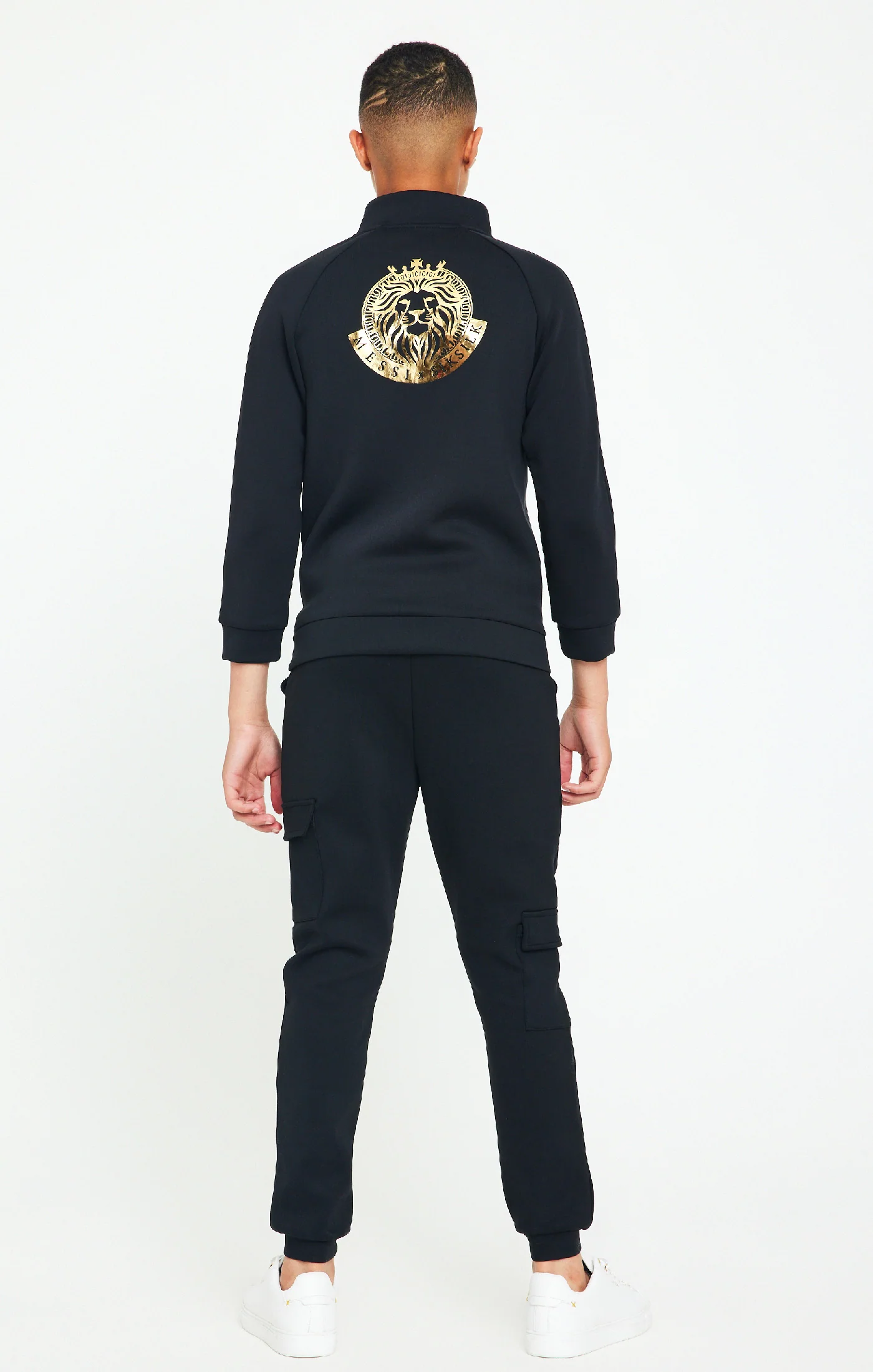 Messi X SikSilk Lion Zip Top - Black - Image 6