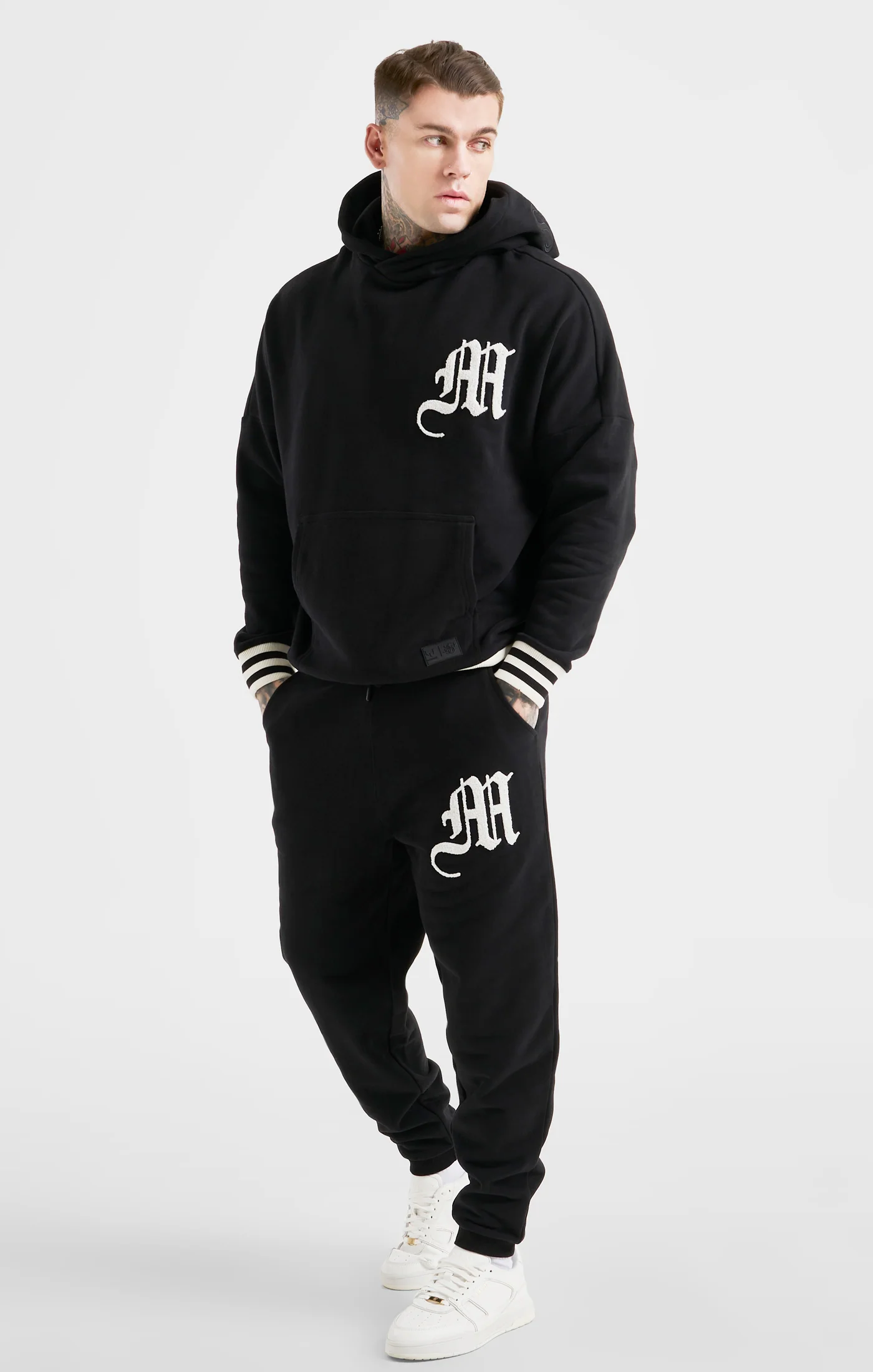 Messi x SikSilk Black Logo Pant - Image 3