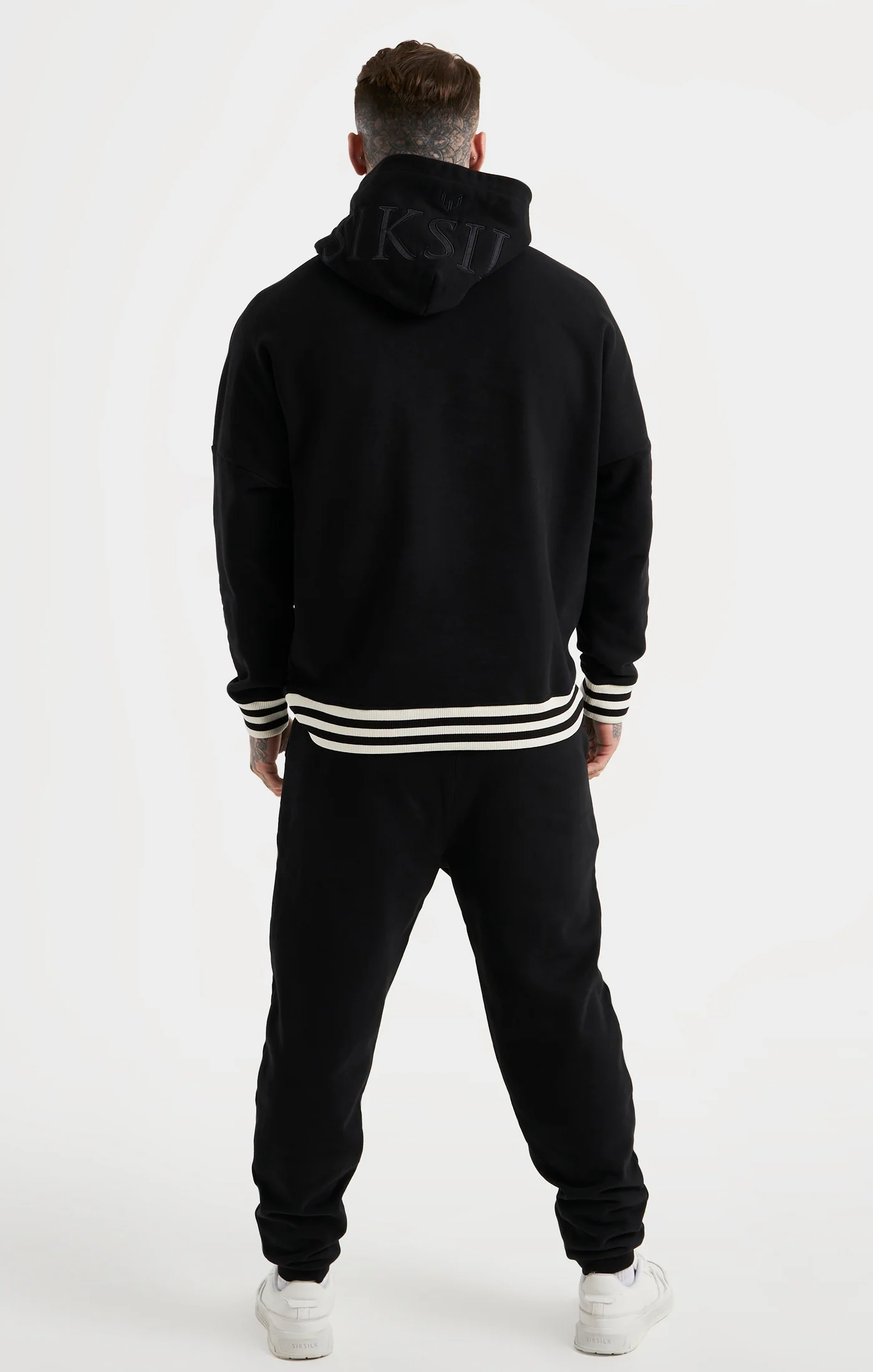 Messi x SikSilk Black Logo Pant - Image 5