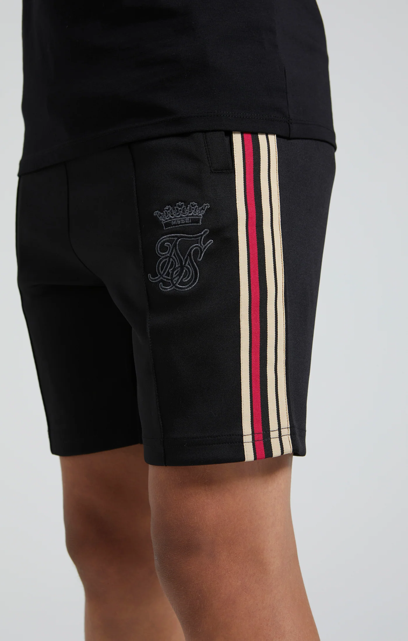 Messi x SikSilk Loose Fit Elasticated Shorts - Black - Image 2