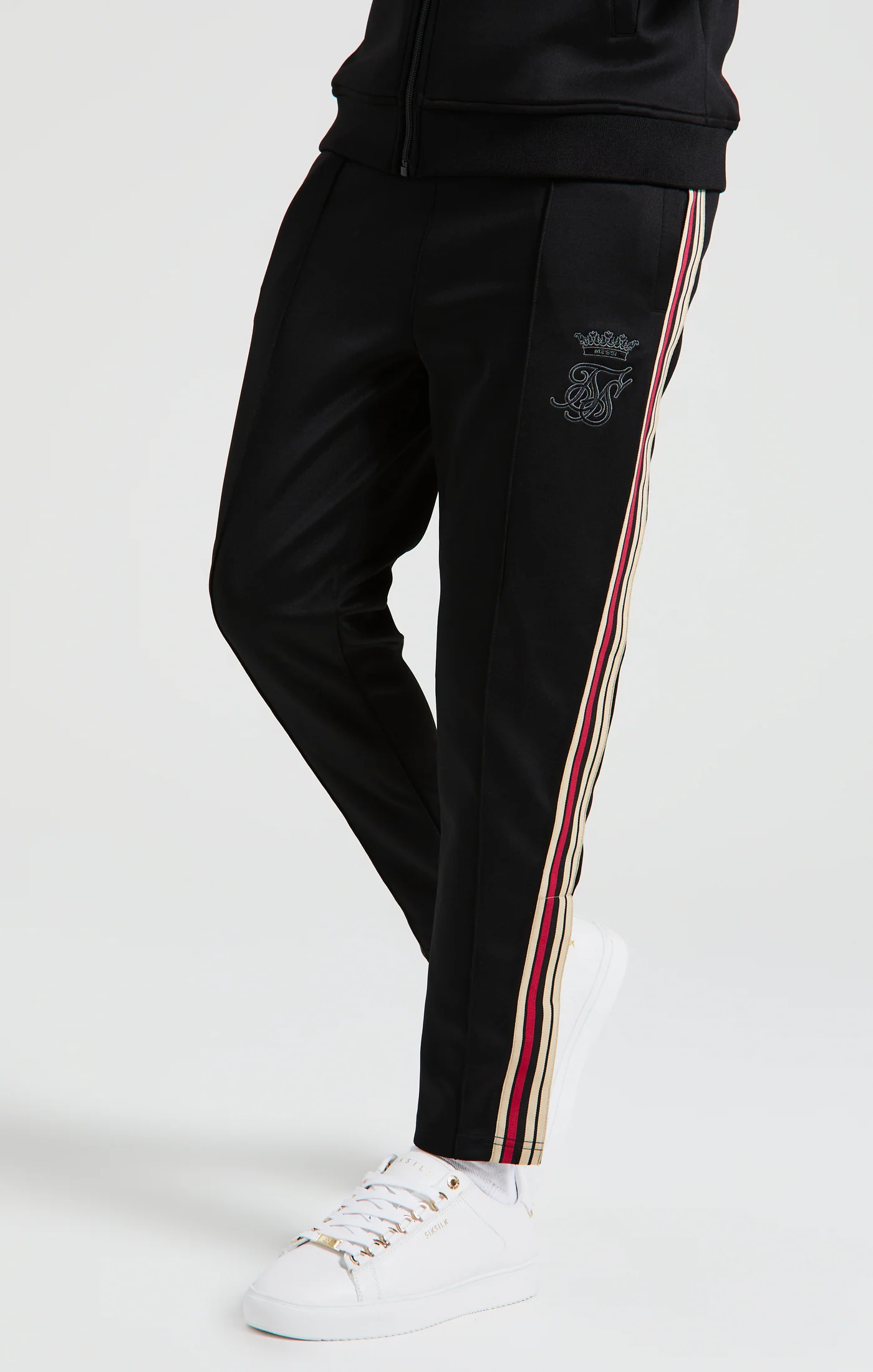 Messi x SikSilk Loose Fit Pant - Black