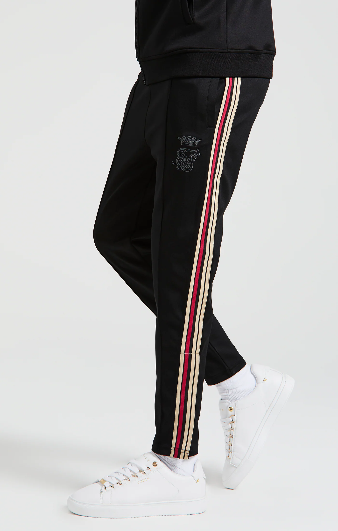 Messi x SikSilk Loose Fit Pant - Black - Image 4