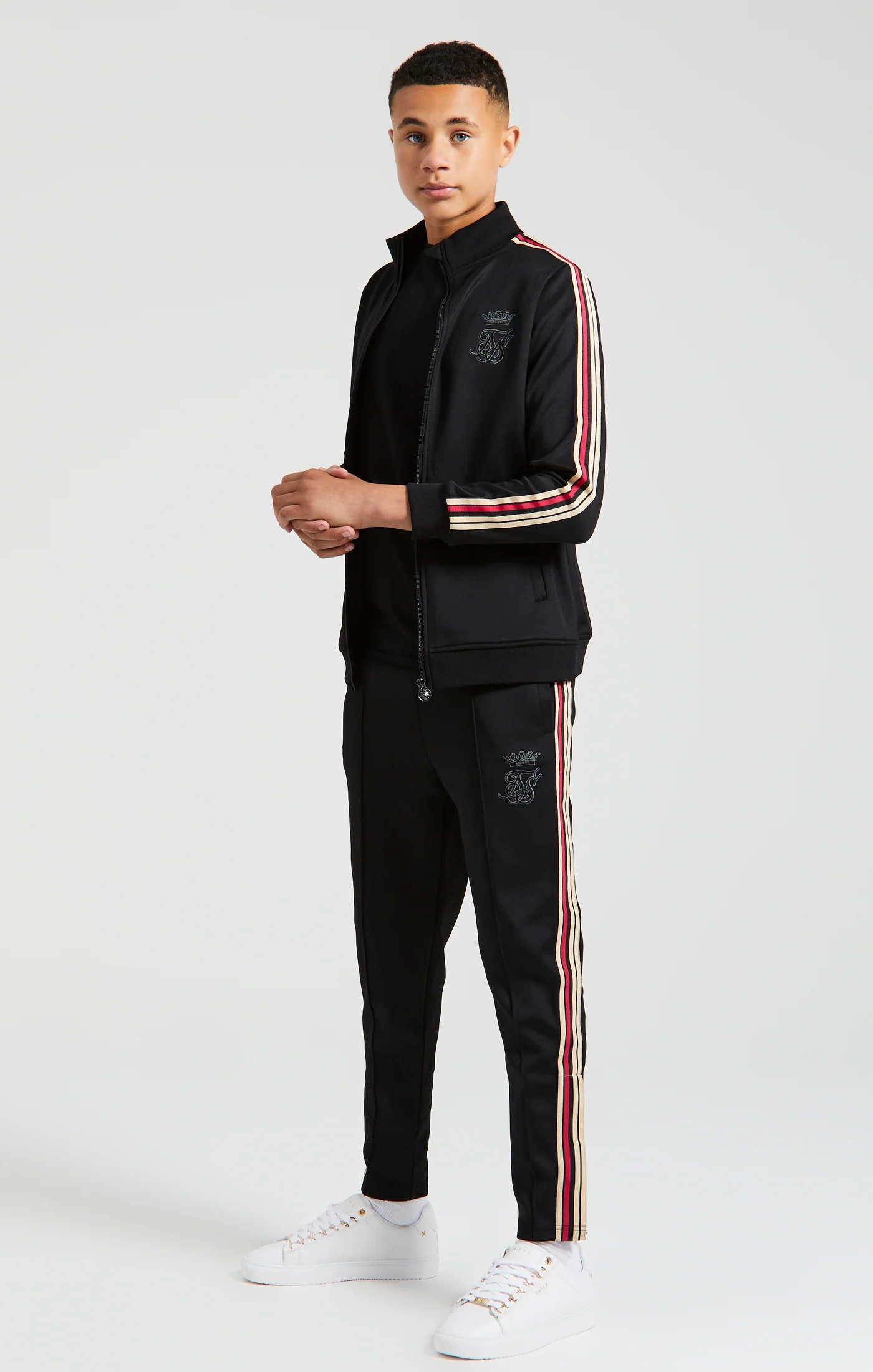 Messi x SikSilk Loose Fit Pant - Black - Image 5