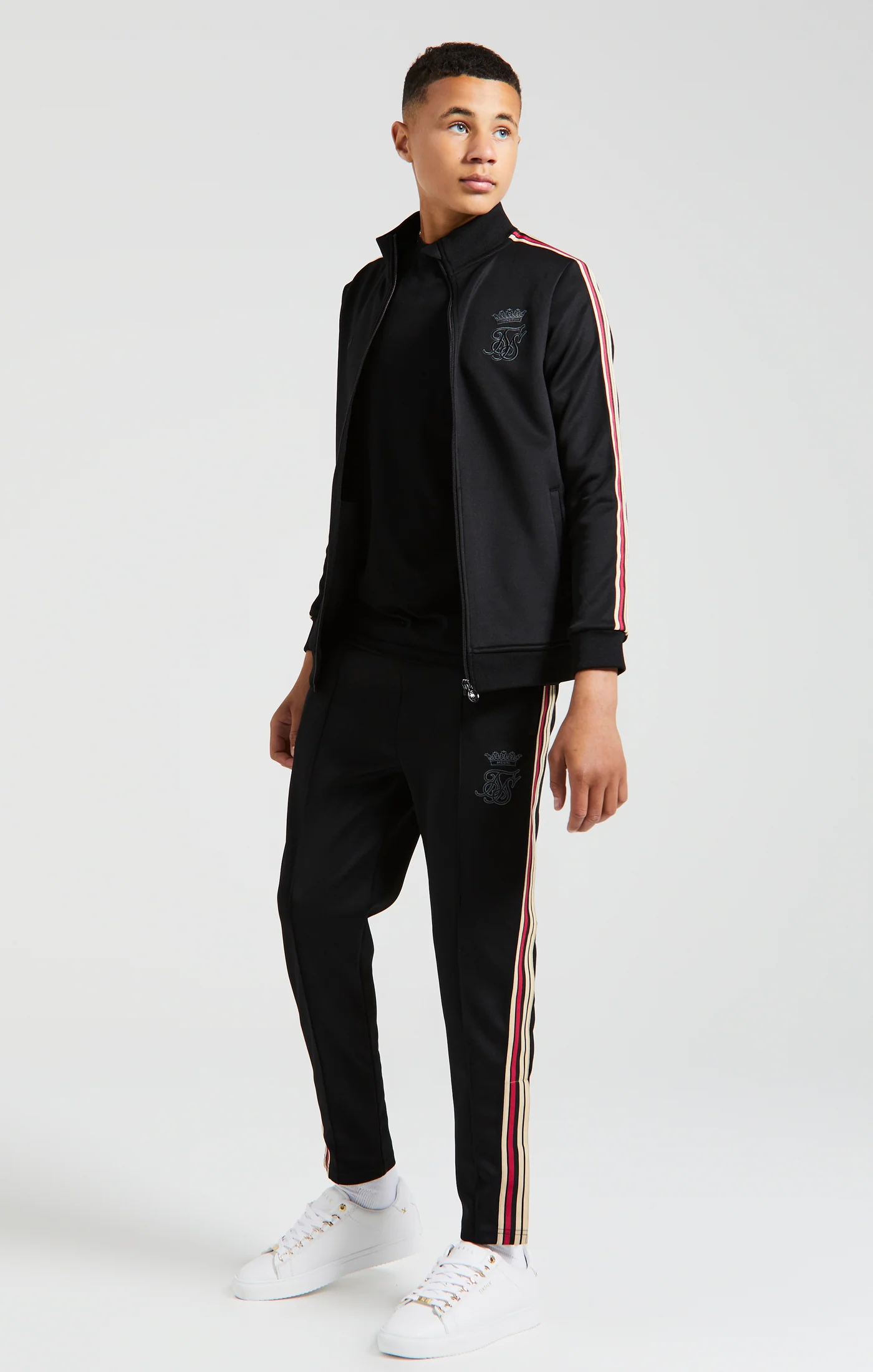 Messi x SikSilk Loose Fit Pant - Black - Image 6