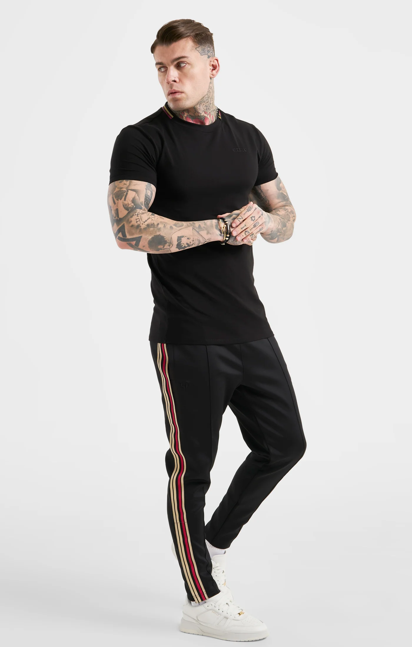 Messi x SikSilk Loose Fit Pant - Black - Image 3
