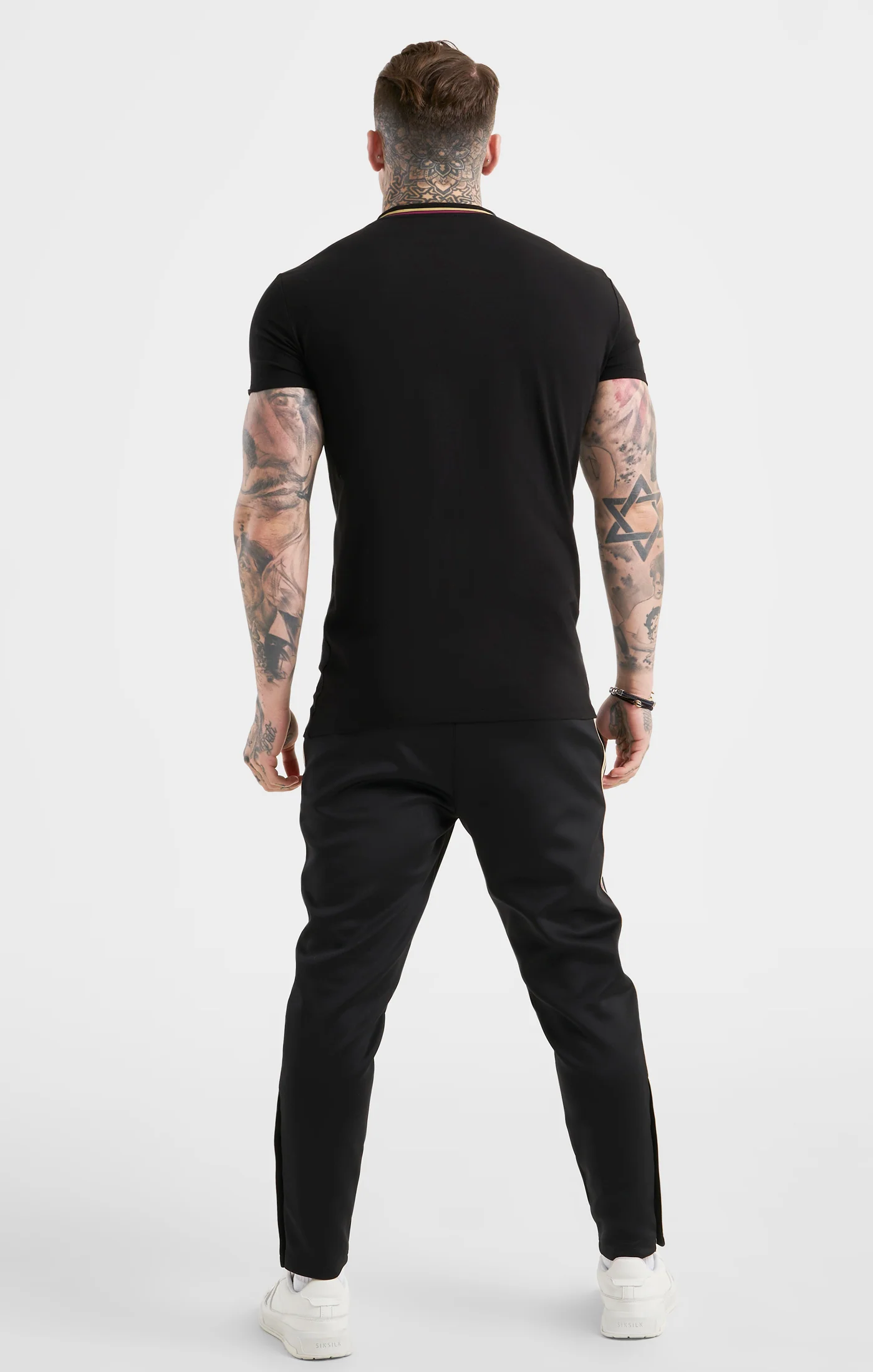 Messi x SikSilk Loose Fit Pant - Black - Image 5