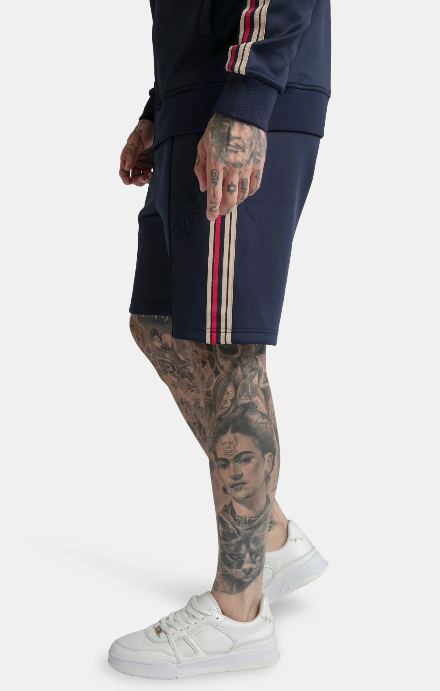 Messi x SikSilk Navy Loose Fit Short - Image 2