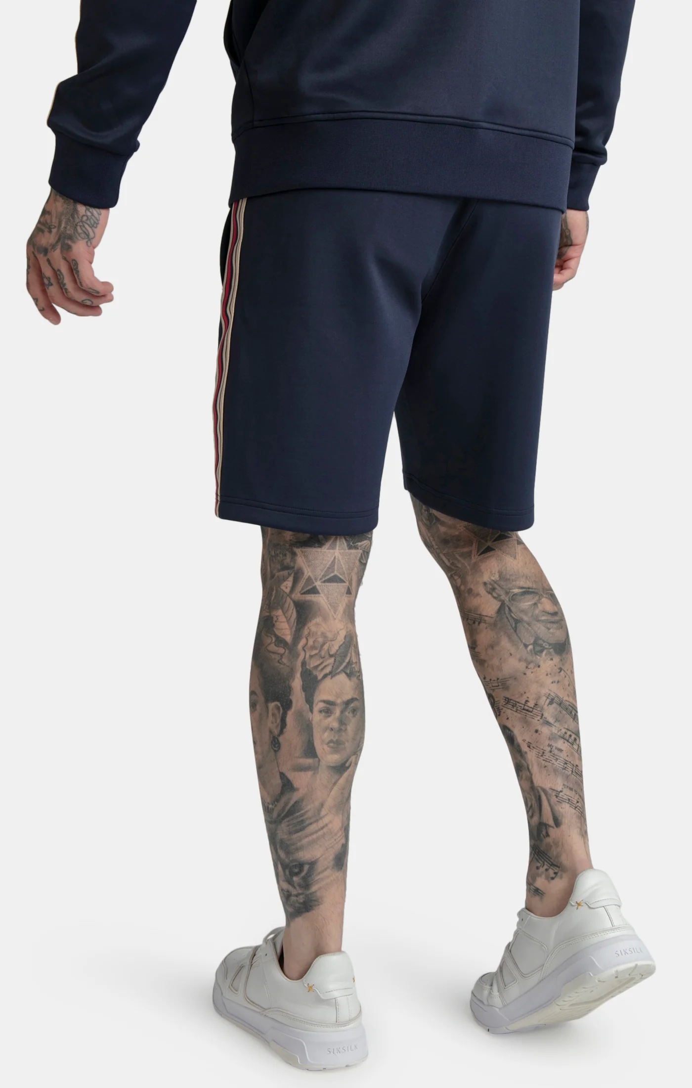 Messi x SikSilk Navy Loose Fit Short - Image 3