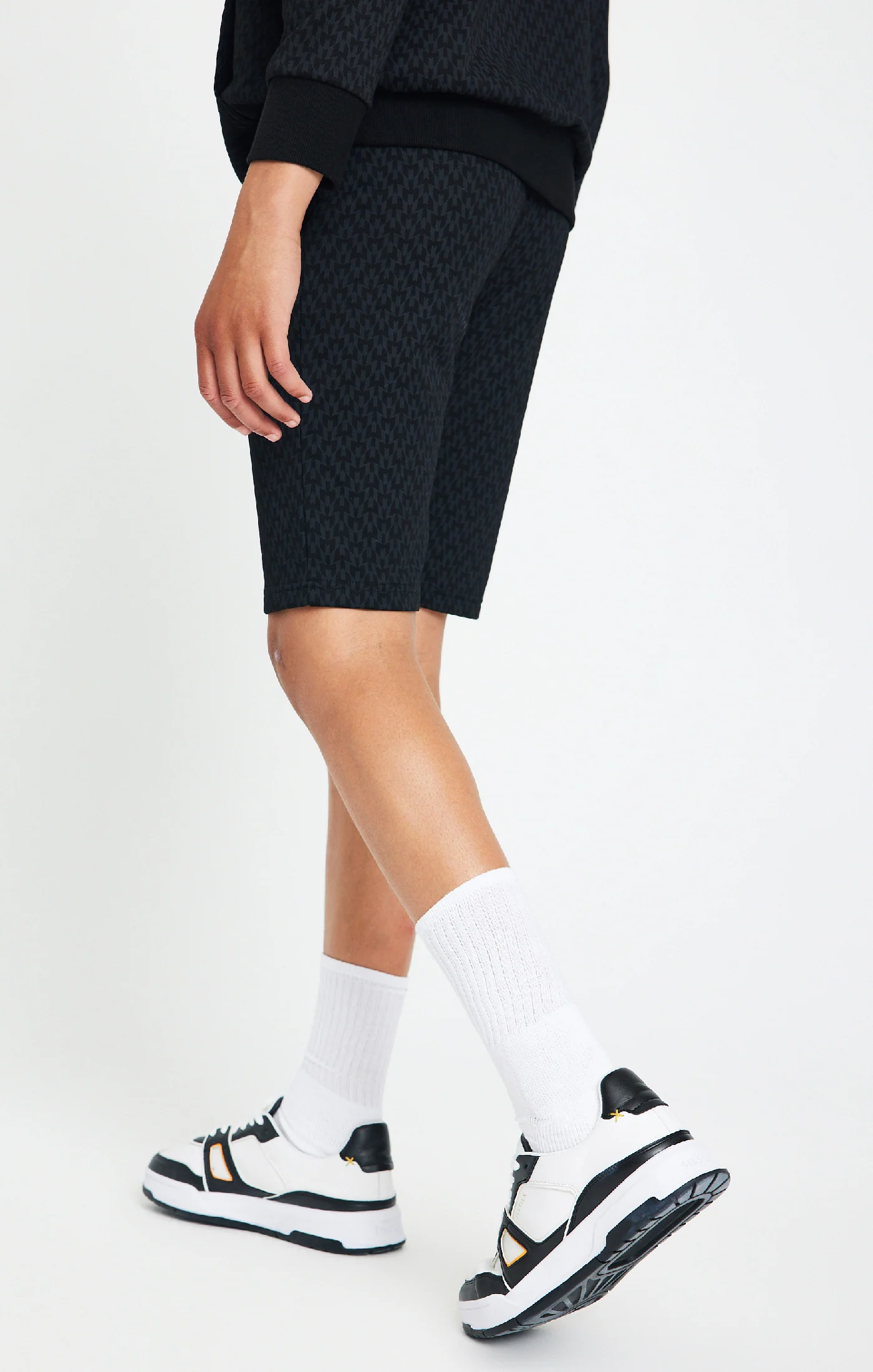 Boys Messi x SikSilk Black Print Short - Image 4