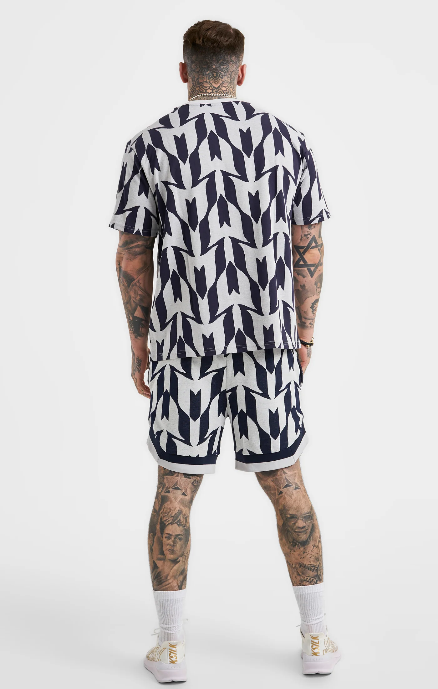 Messi x SikSilk Navy T-Shirt - Image 5