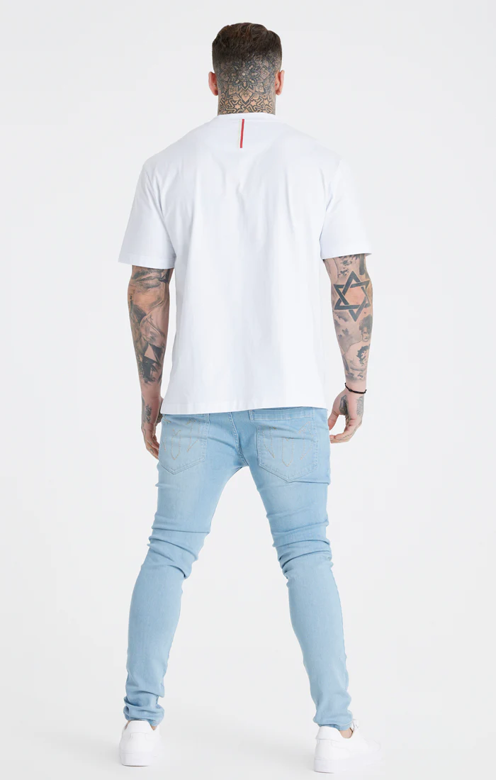 Messi x SikSilk White Oversized T-Shirt - Image 5