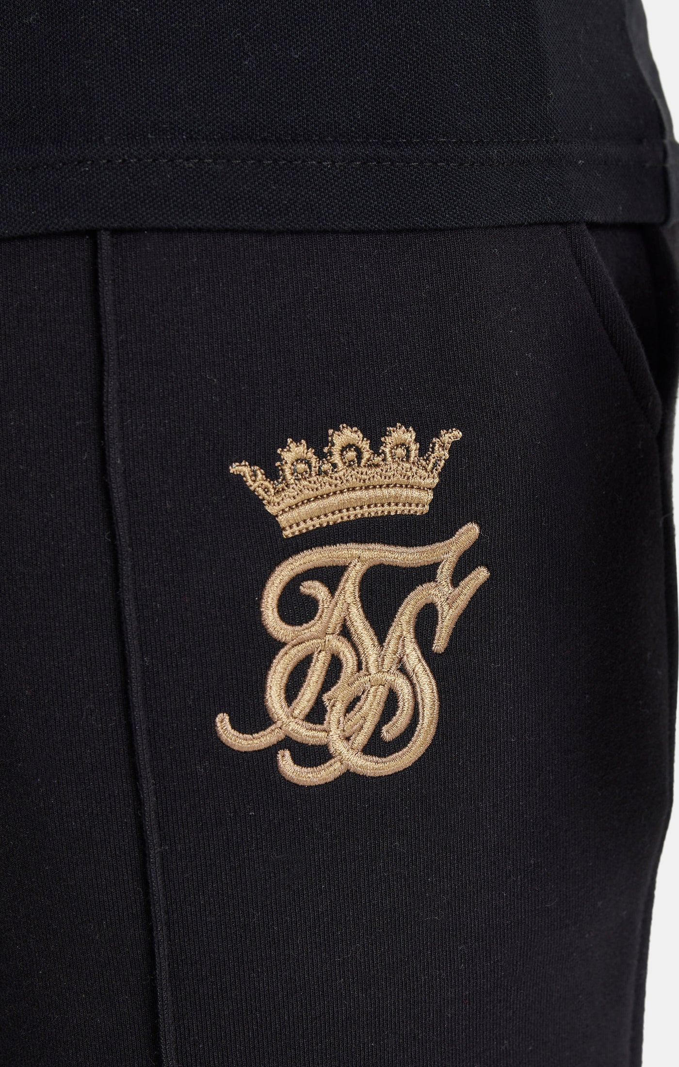Messi x SikSilk Black Pleated Pant - Image 3