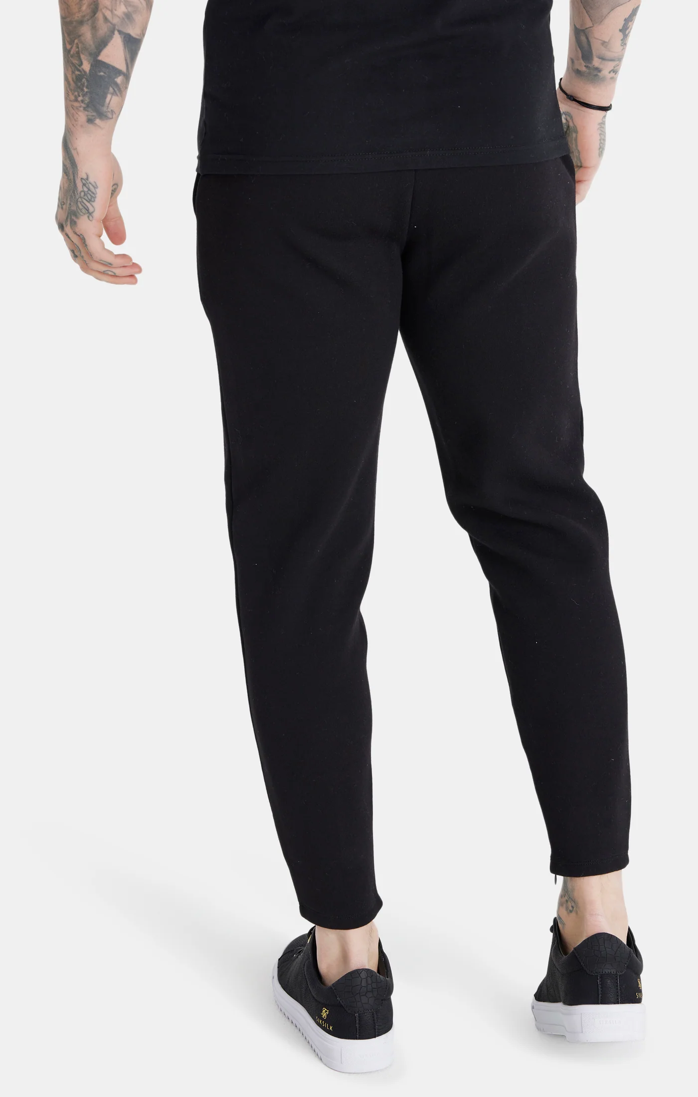 Messi x SikSilk Black Pleated Pant - Image 4