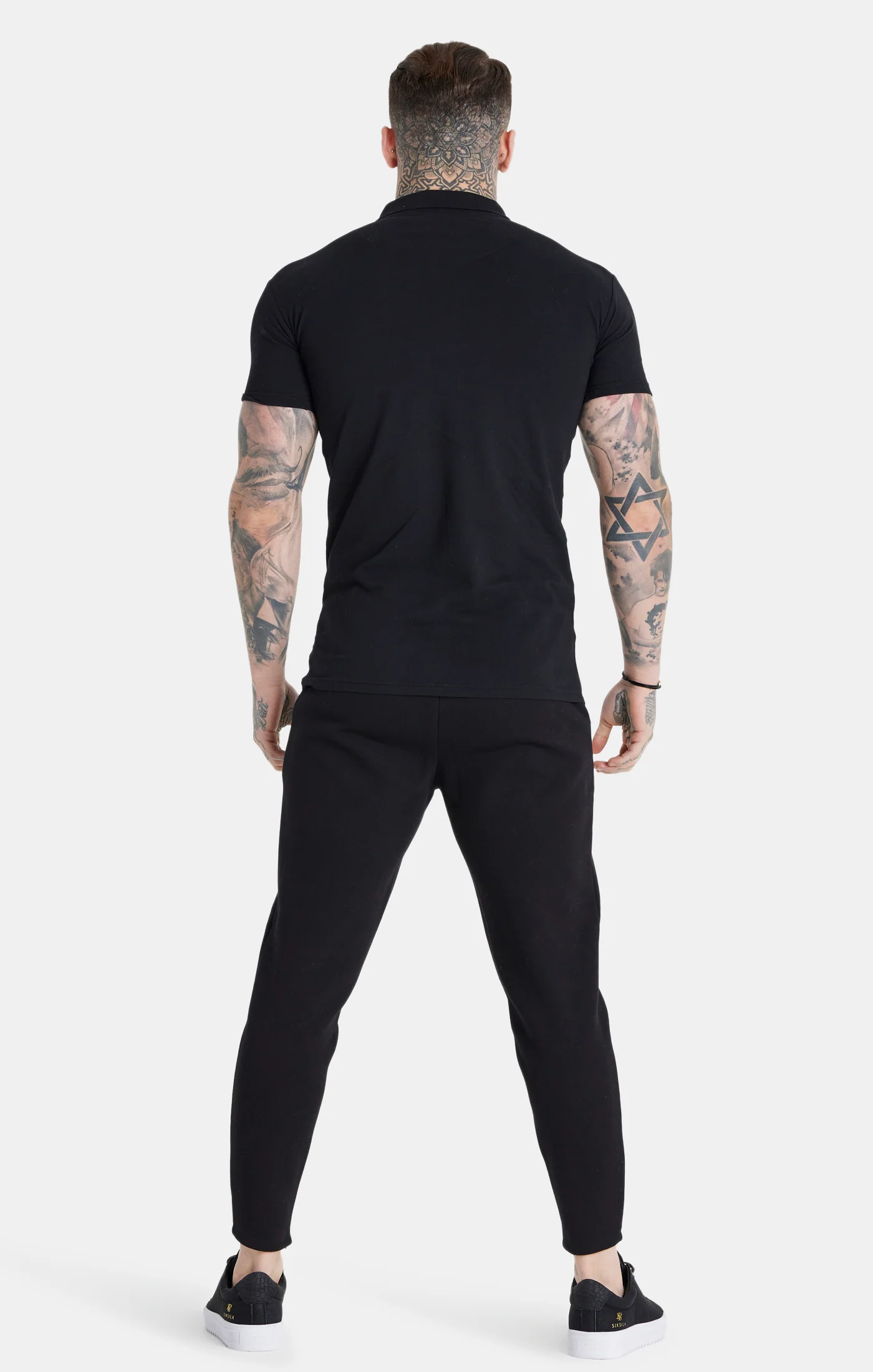 Messi x SikSilk Black Pleated Pant - Image 5