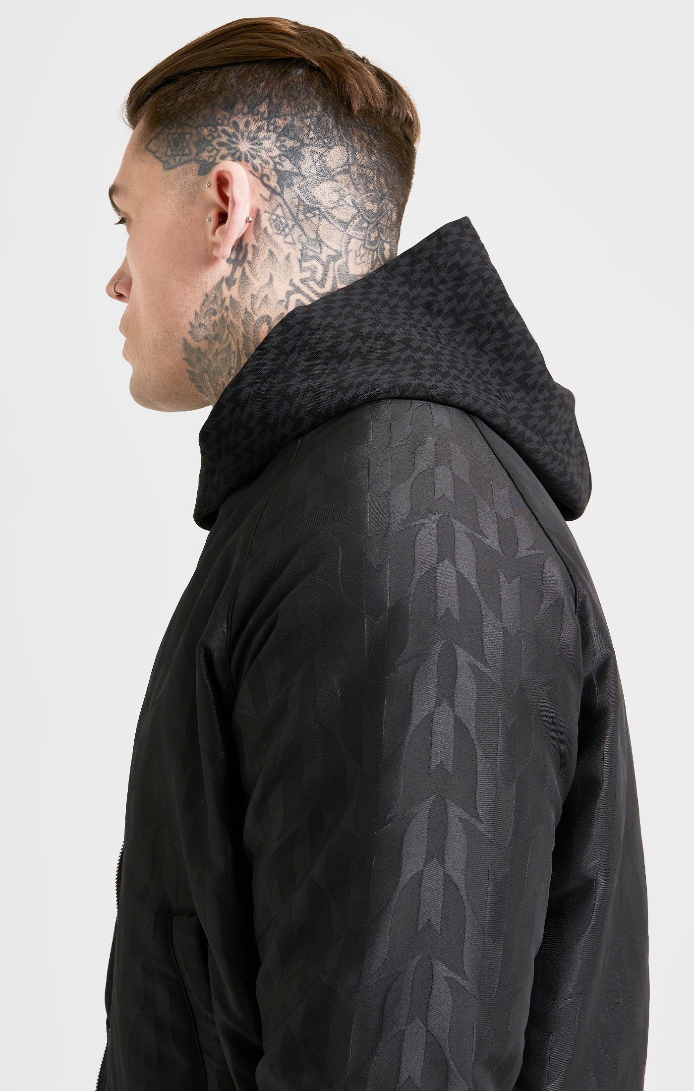 Messi x SikSilk Black Reversible Bomber - Image 2