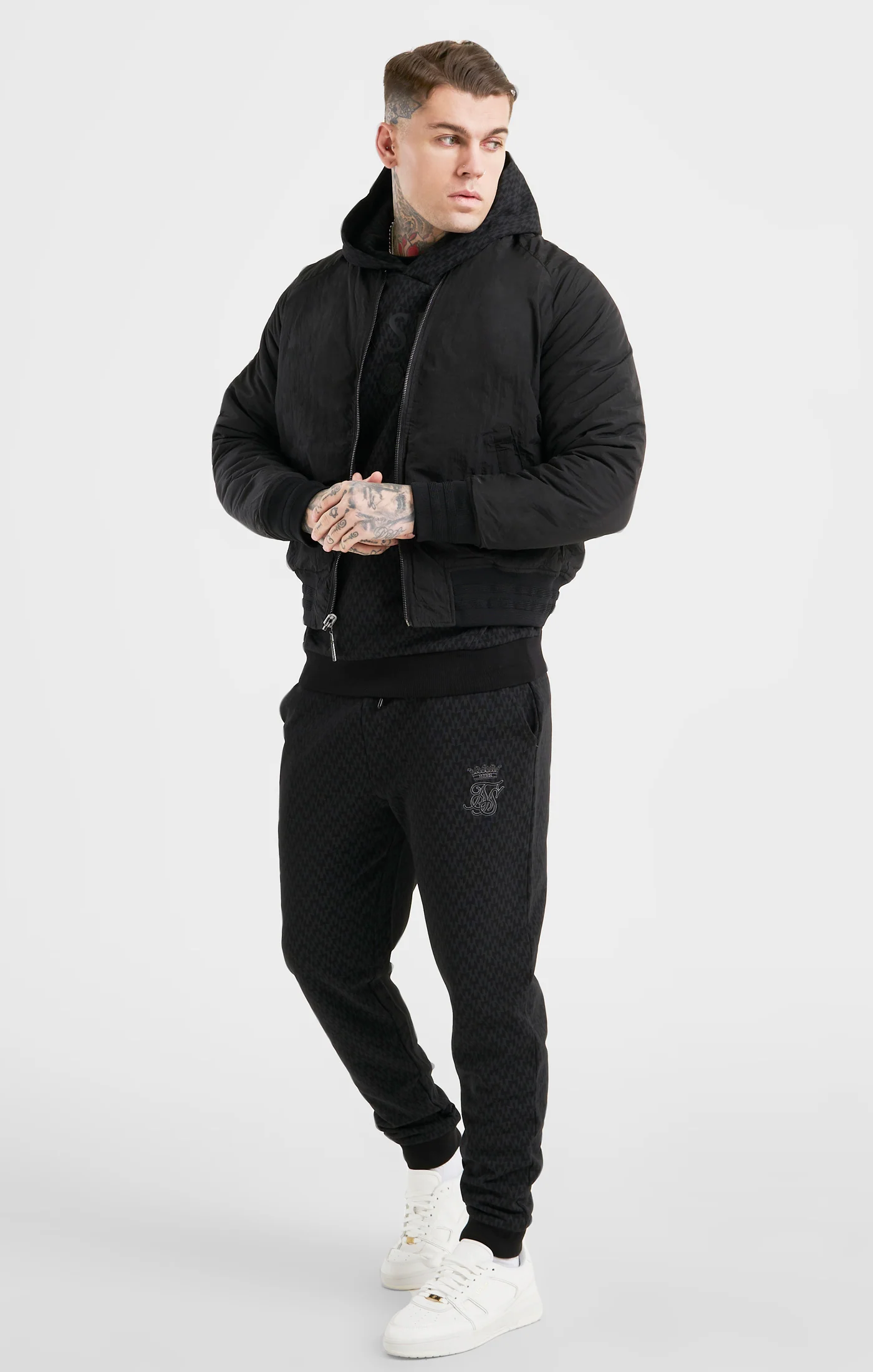 Messi x SikSilk Black Reversible Bomber - Image 5
