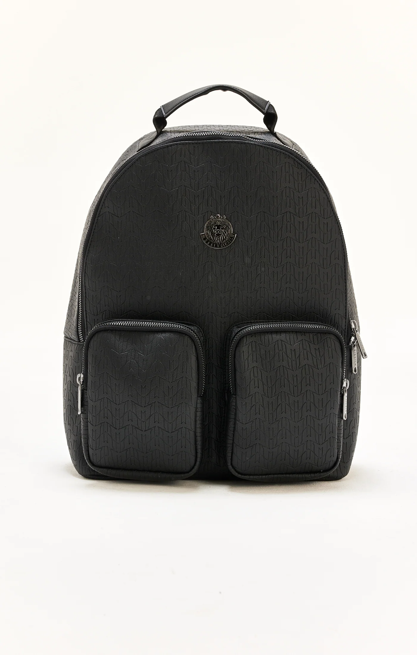 Messi x SikSilk Black Pu Branded Rucksack