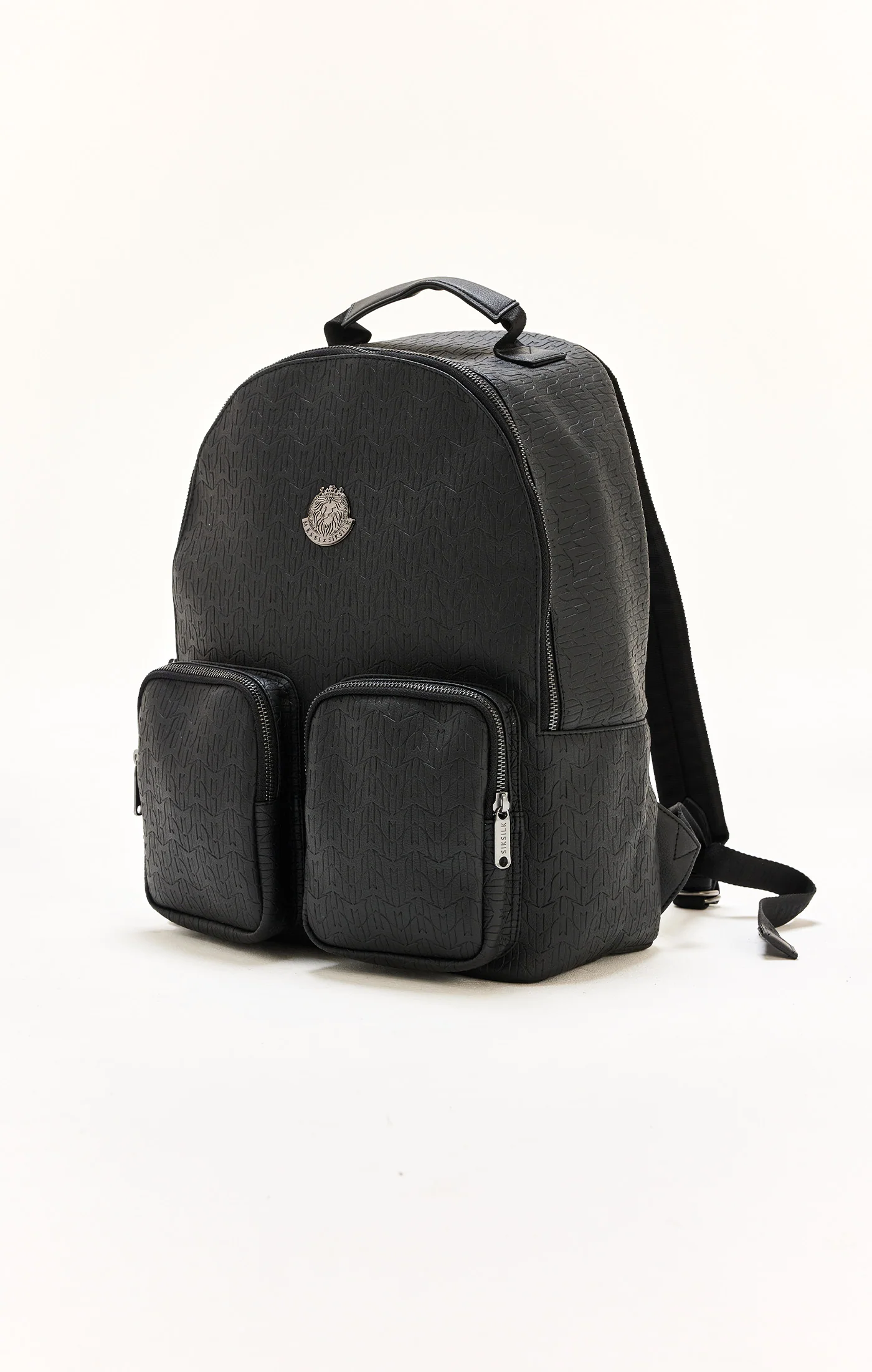 Messi x SikSilk Black Pu Branded Rucksack - Image 3