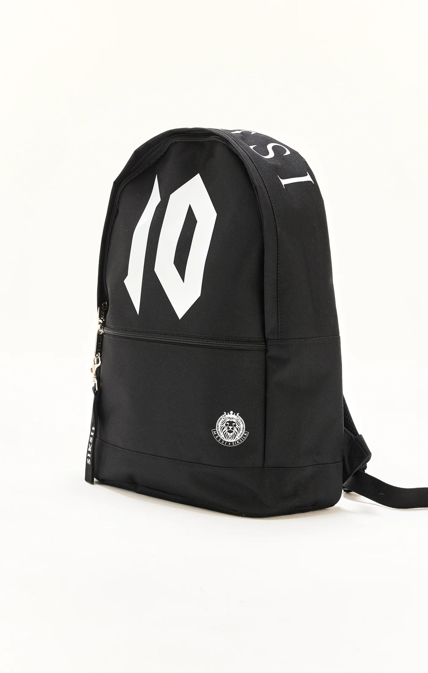Boys Black Messi x SikSilk 10 Graphic Rucksack - Image 2