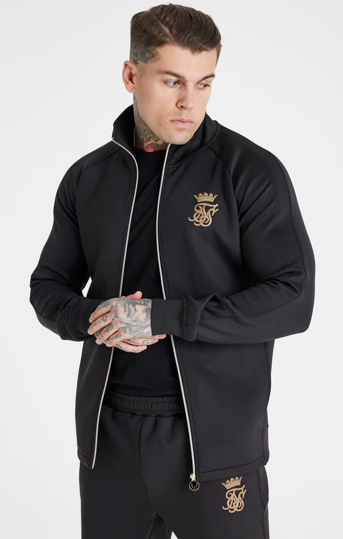 Messi x SikSilk Black Tape Funnel Zip Top