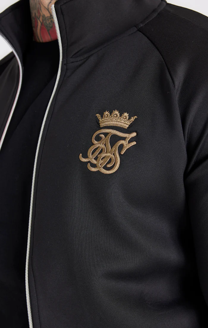 Messi x SikSilk Black Tape Funnel Zip Top - Image 2