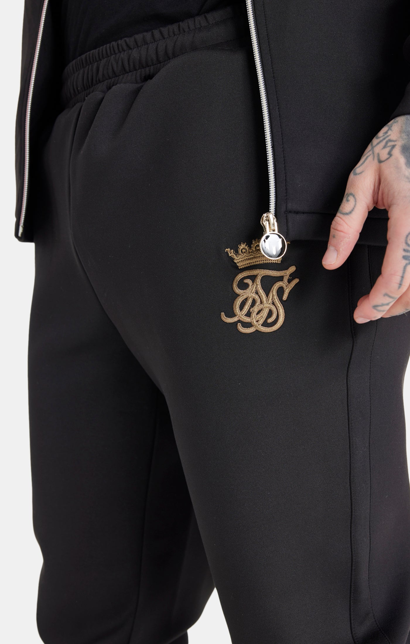 Messi x SikSilk Black Tape Pant - Image 3